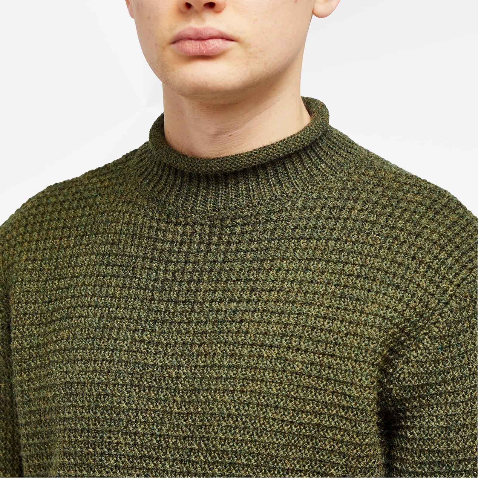 SUNSPEL Fisherman’s Sweater Made in UK sunspel-Dark-Olive-Fisherman-