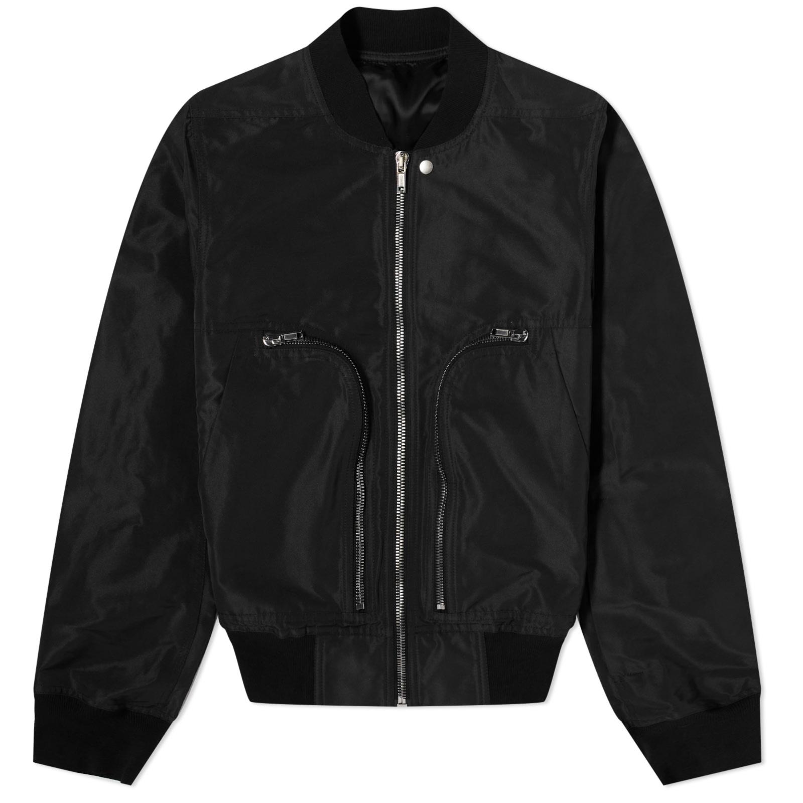 Rick Owens Bauhaus Technical Flight Jacket in Black for Men Rick Owens Bauhaus Technical Flight Jacket in Black for Men