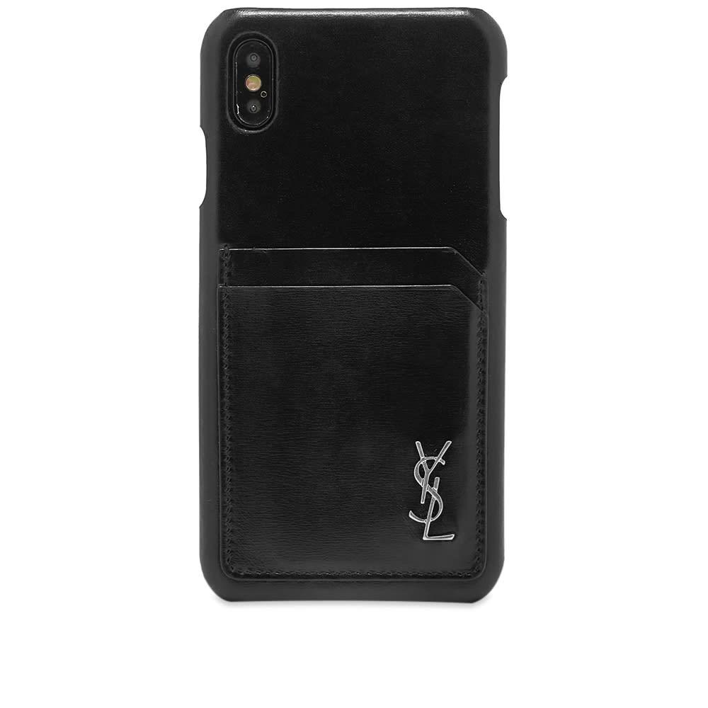 Saint Laurent Ysl Metal Logo Iphone Xs Max Case in Black for Men 