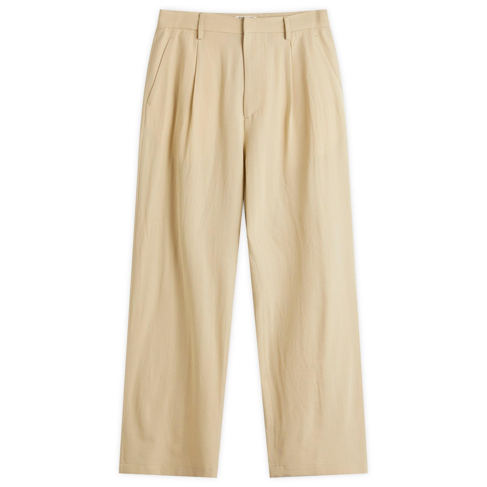 AURALEE Light Cotton Wool Viyella Slacks in Natural for Men | Lyst