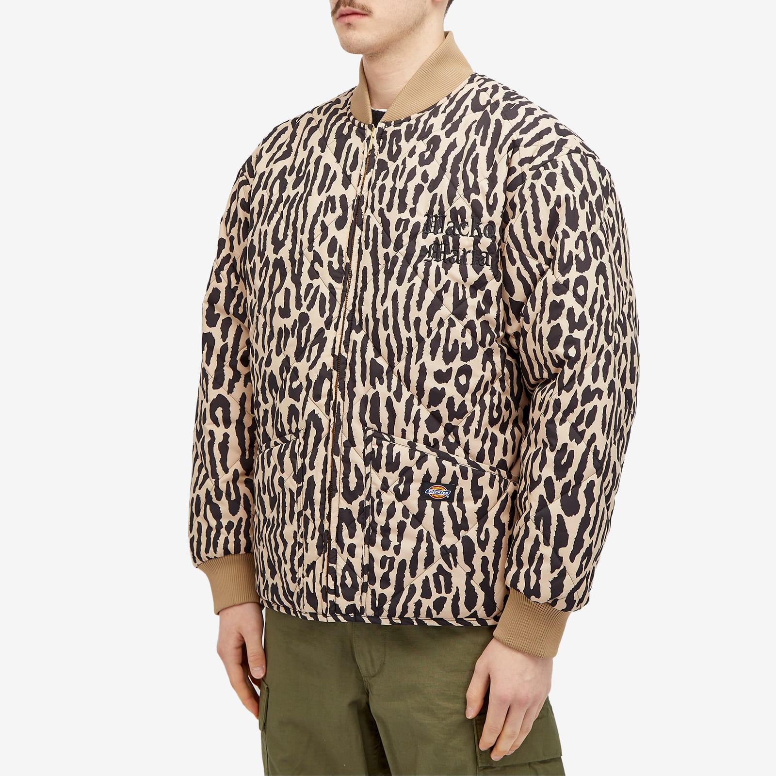 Wacko Maria Dickies Leopard Quilted Jacket in Black for Men Wacko Maria Dickies Leopard Quilted Jacket in Black for Men