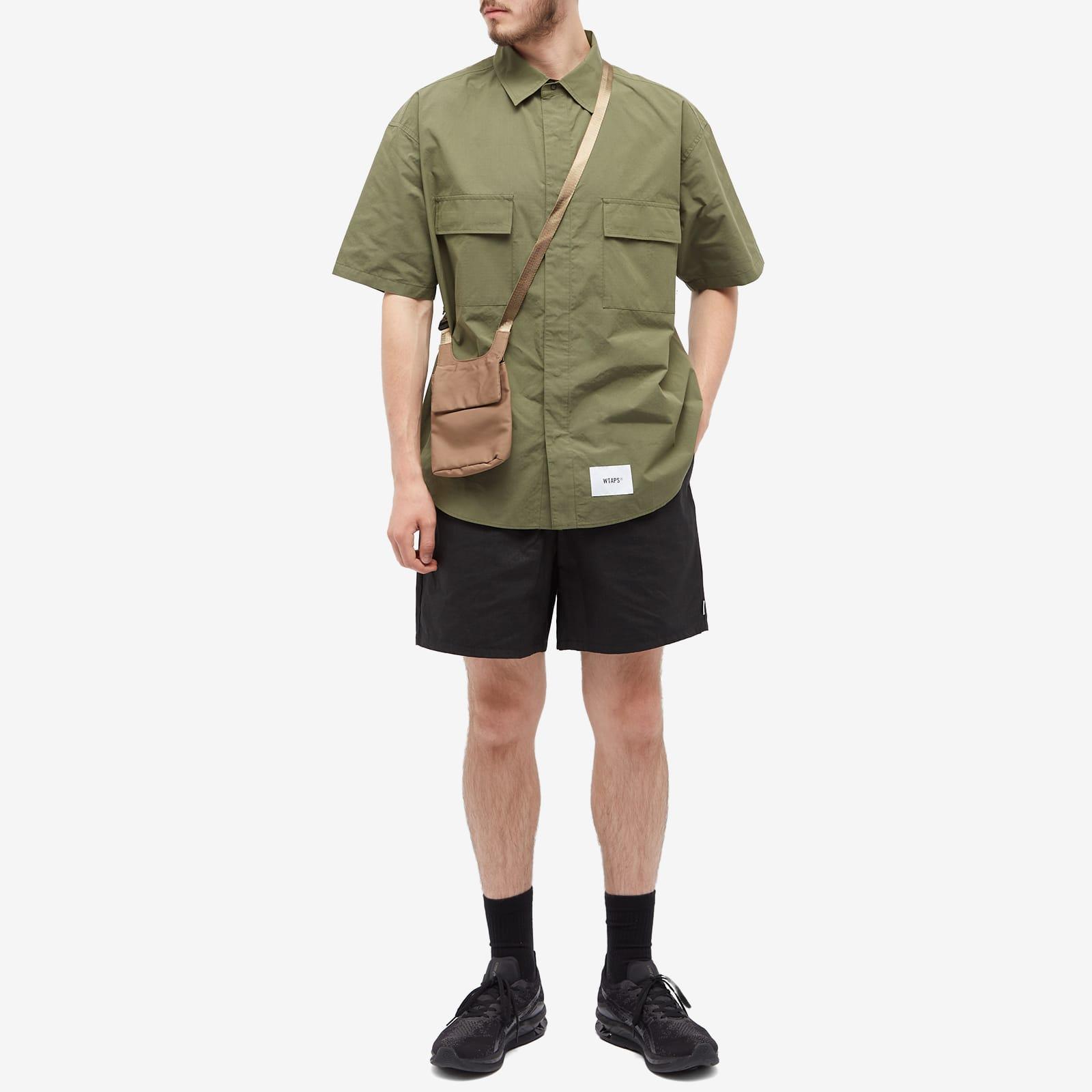 WTAPS 12 2 Pocket Short Sleeve Ripstop Shirt in Green for Men | Lyst