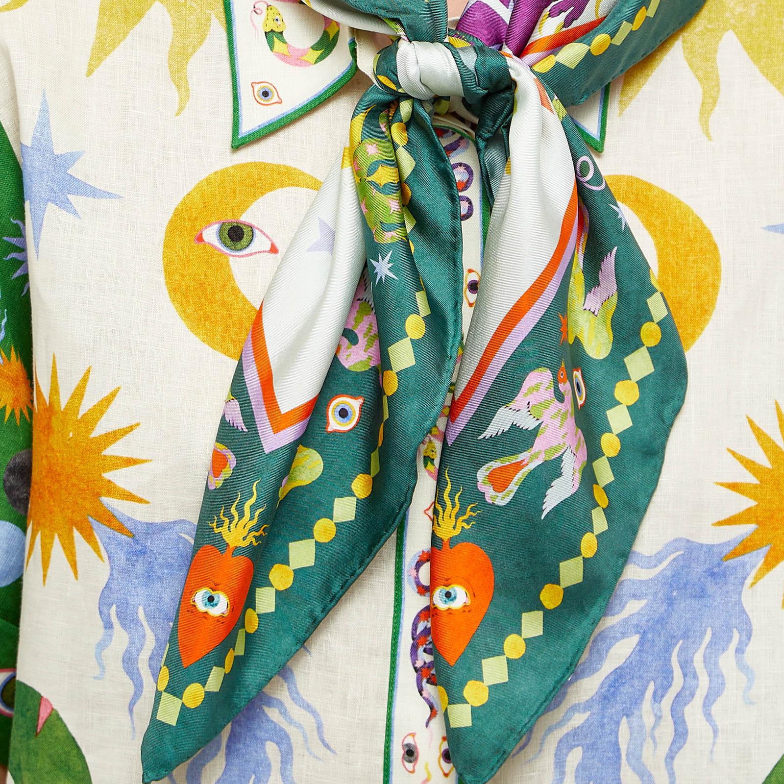 multicolor scarf