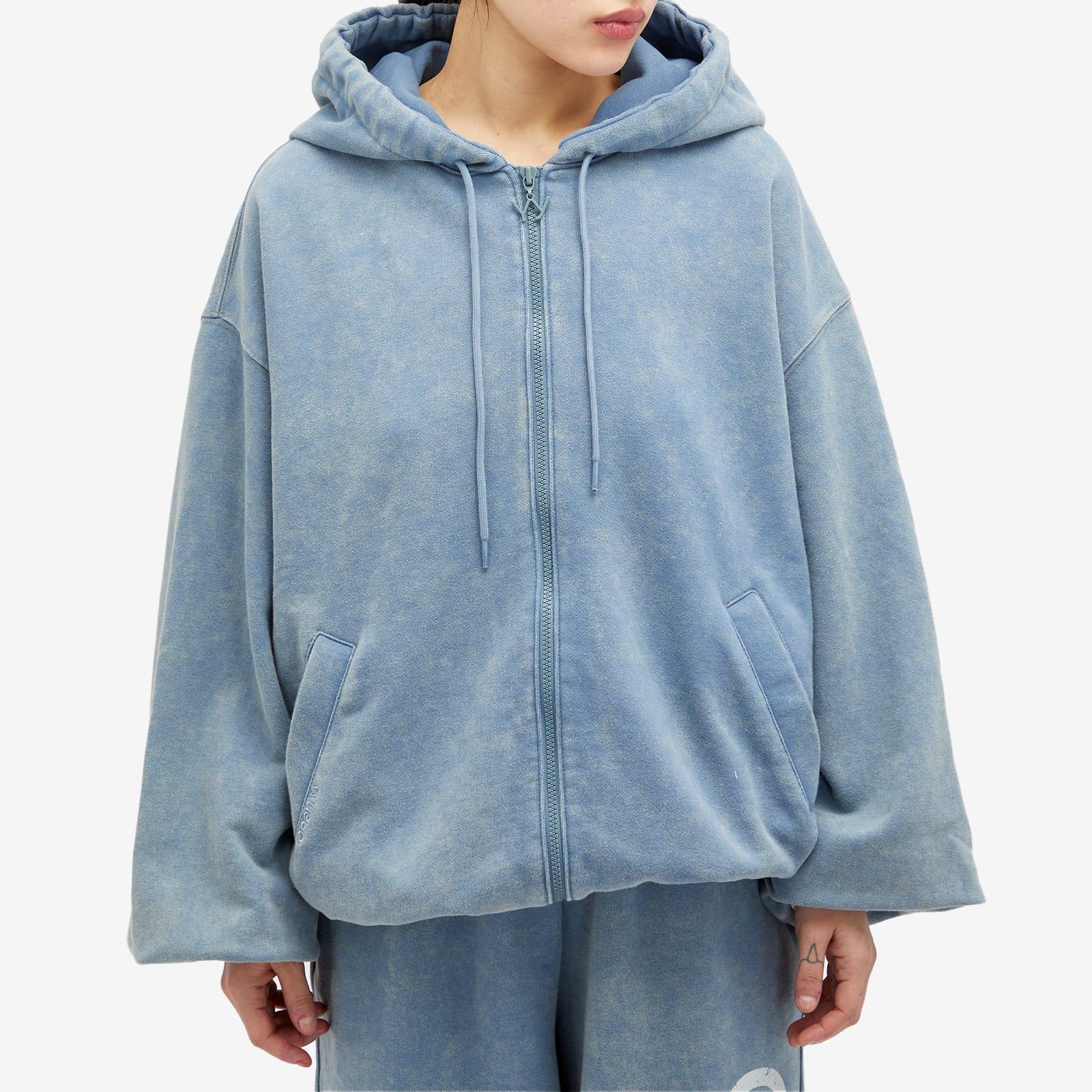 OPEN YY Wide Box Hoodie in Blue | Lyst