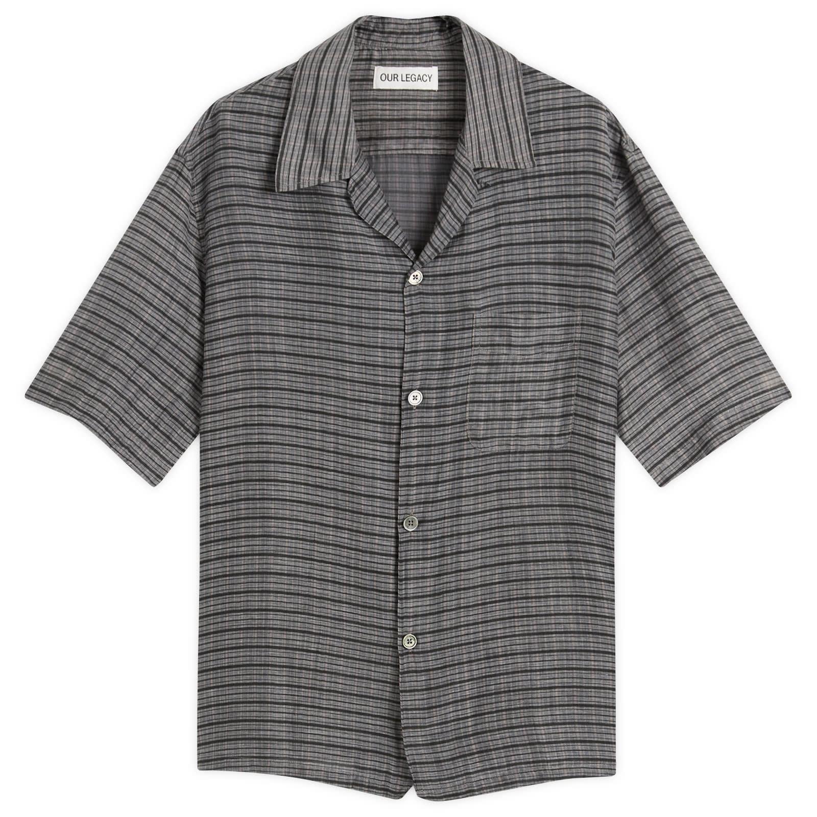 Our Legacy Heusen Shirt Shortsleeve in Gray for Men | Lyst