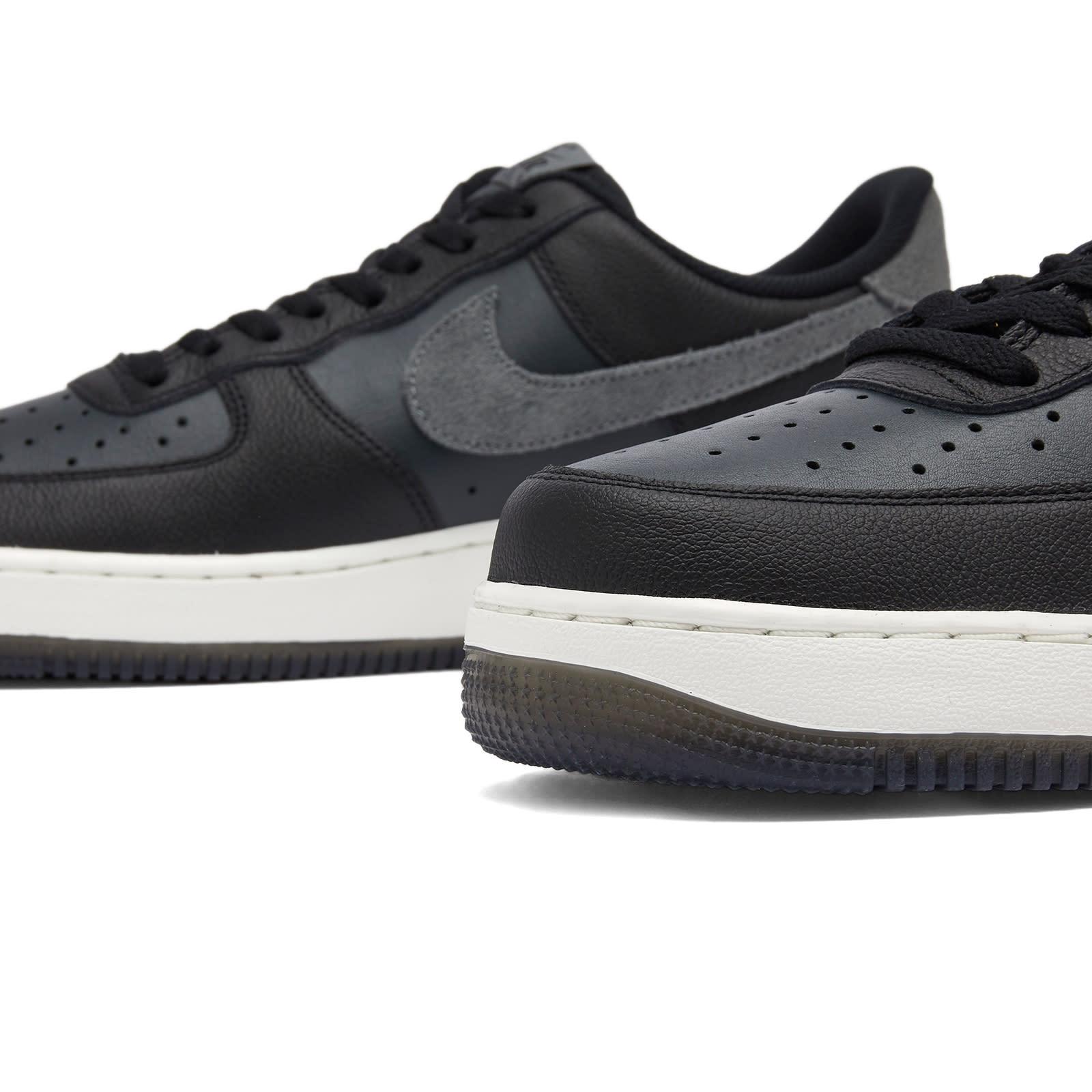 nike air force 1 07 lv8 black smoke grey