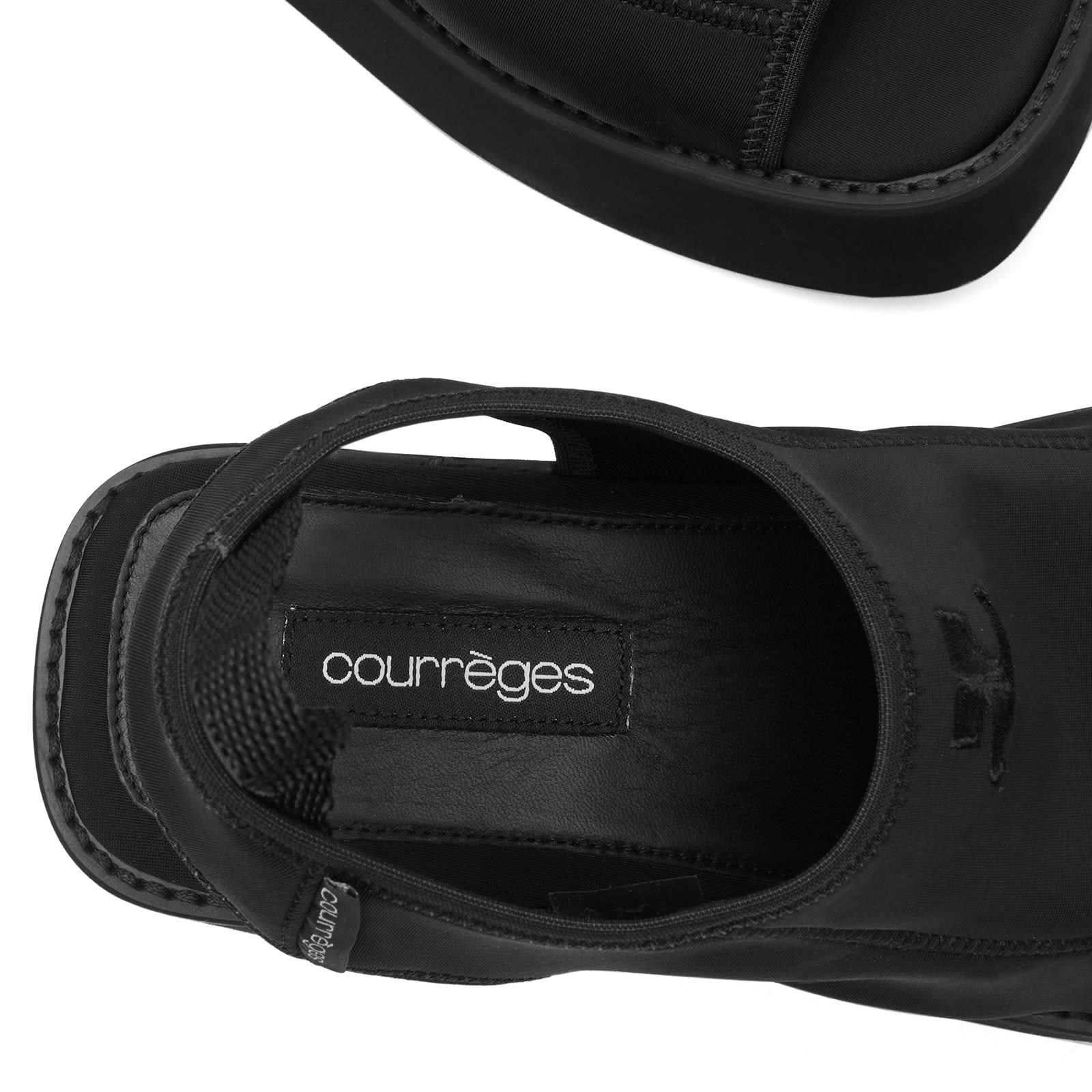 サンダル・ミュール COURREGES Scuba Wave Sandals Courrèges Scuba Wave Sandals - Polyester - Black | ShopSimon
