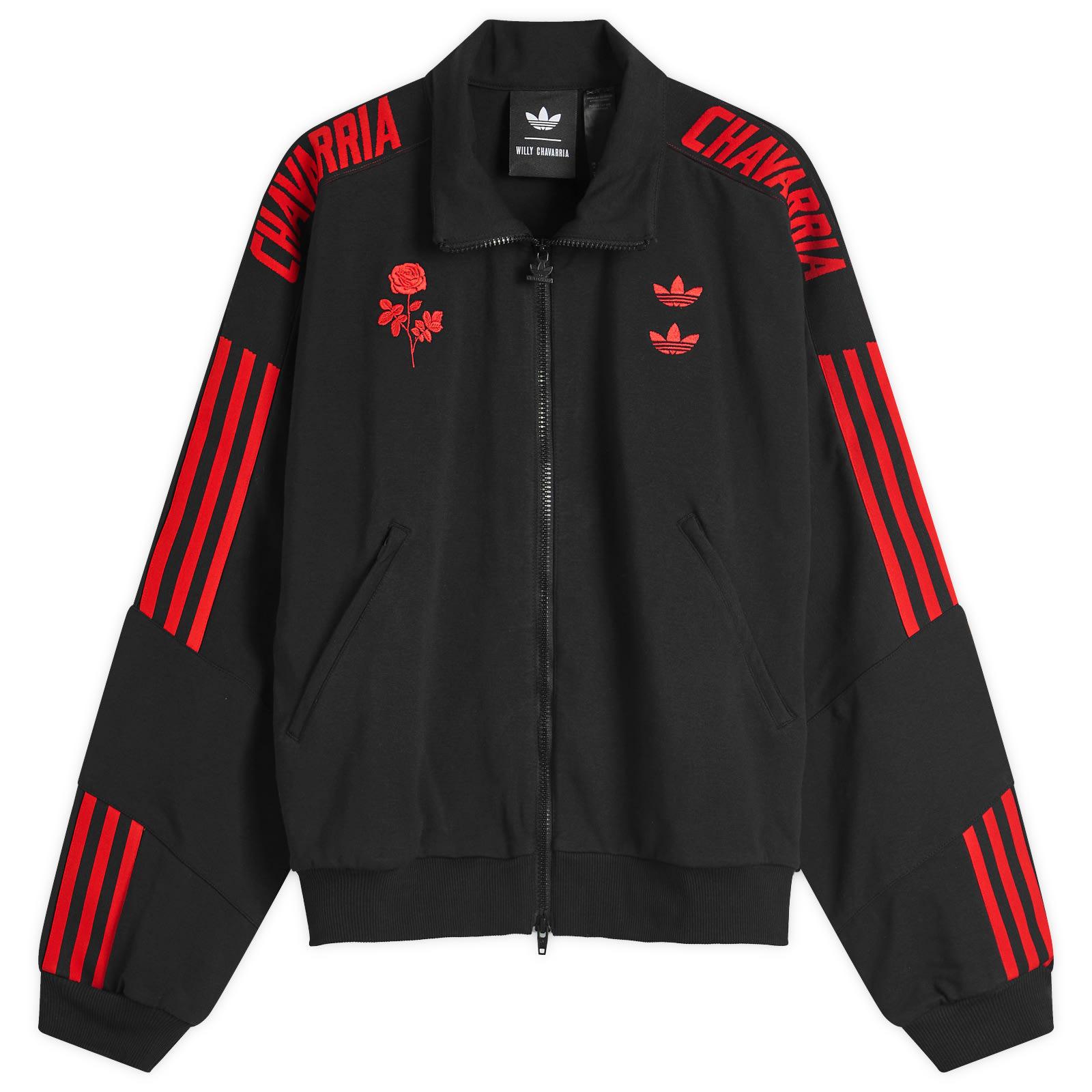 adidas X Willy Chavarria Knit Tracktop in Black for Men | Lyst