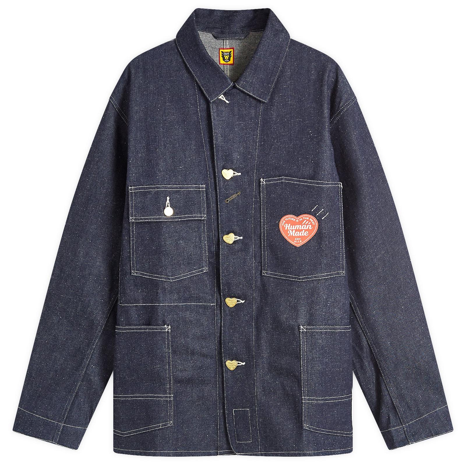 Human Made Denim Coverall Jacket in Blue for Men | Lyst UK