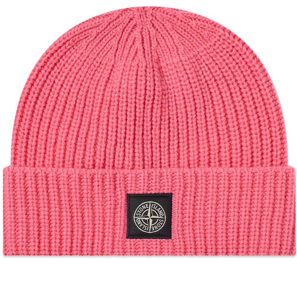 Stone Island Wool Patch Logo Beanie in 
