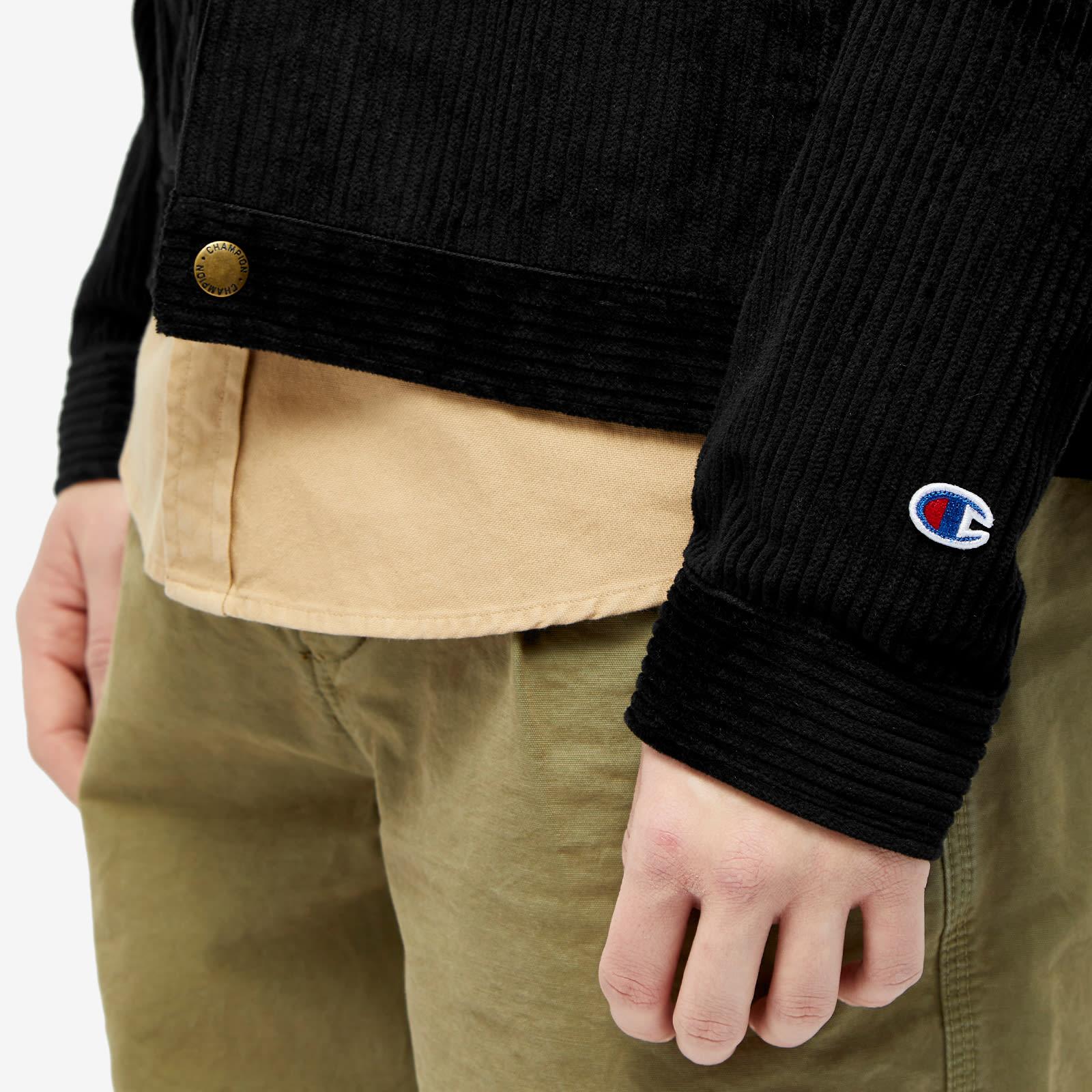 Champion Corduroy Shirt Jacket in Black for Men Lyst