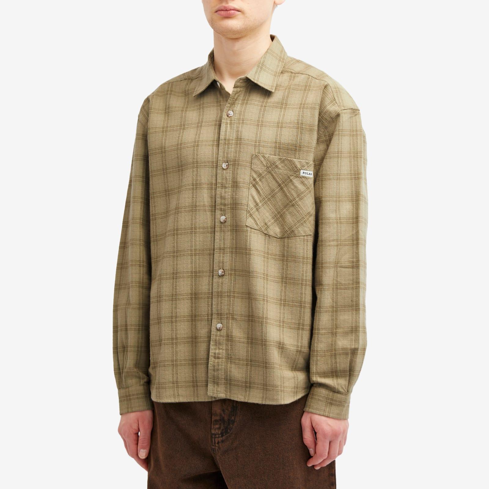 POLAR SKATE Mitchell Check Flannel Shirt in Green for Men | Lyst