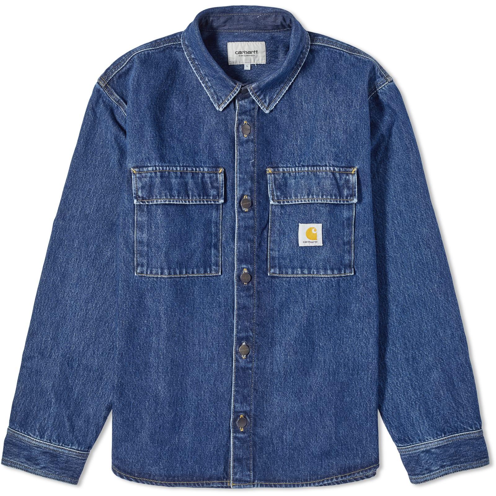 Carhartt Manny Denim Shirt Jacket in Blue for Men Lyst UK