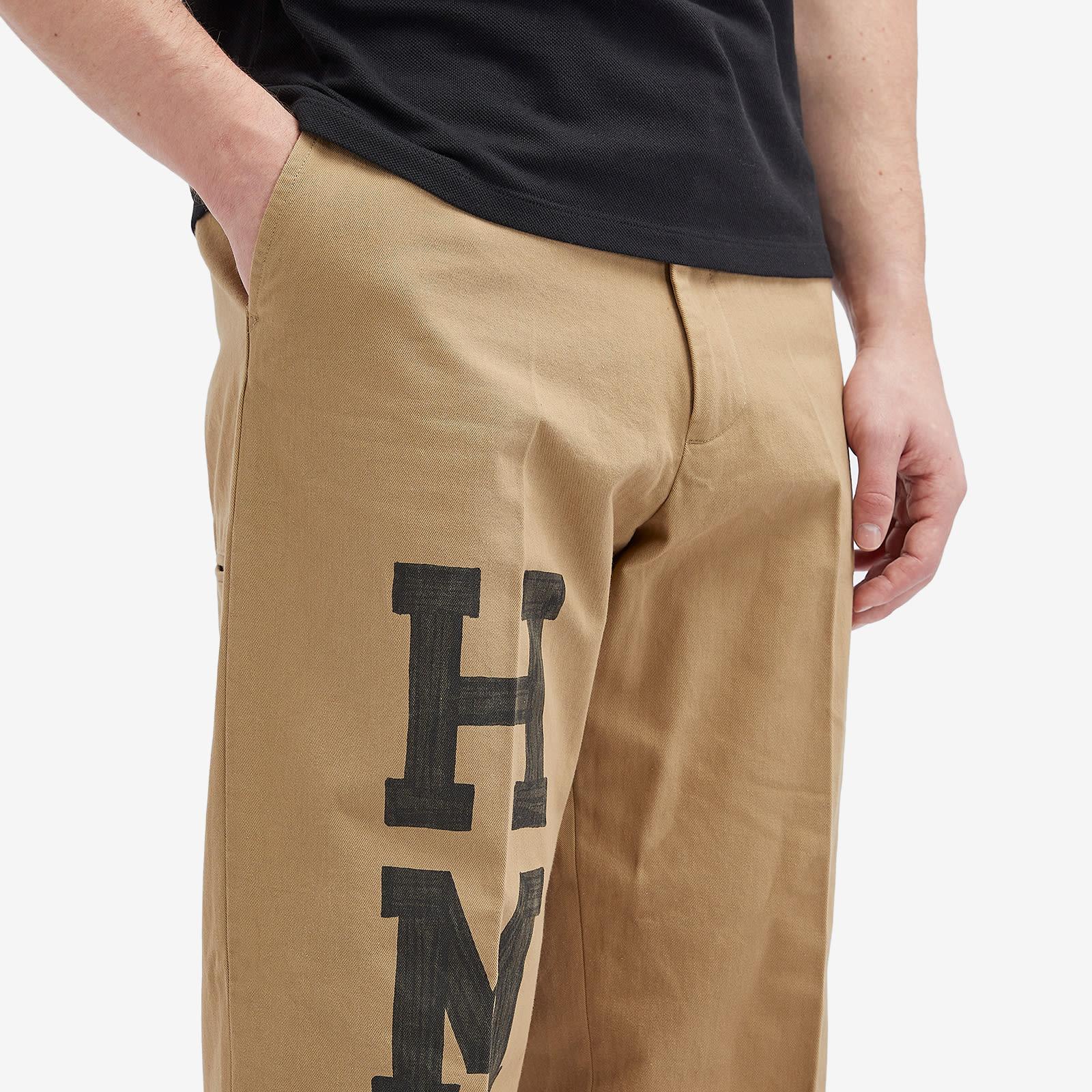 Human Made Wide Chino Pants in Natural for Men | Lyst