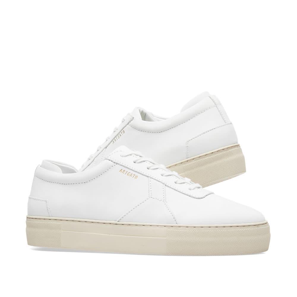 axel arigato platform sneaker white leather