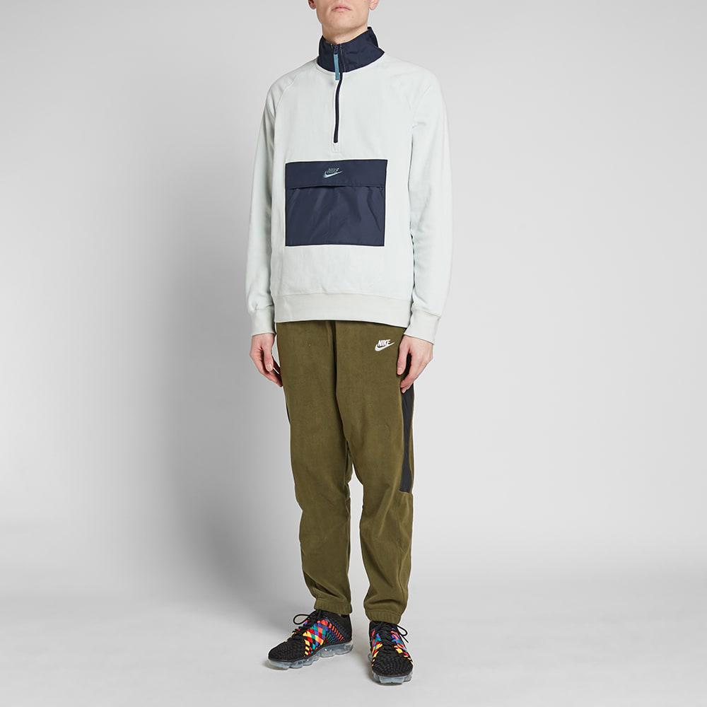 nike fleece winter half zip sweat