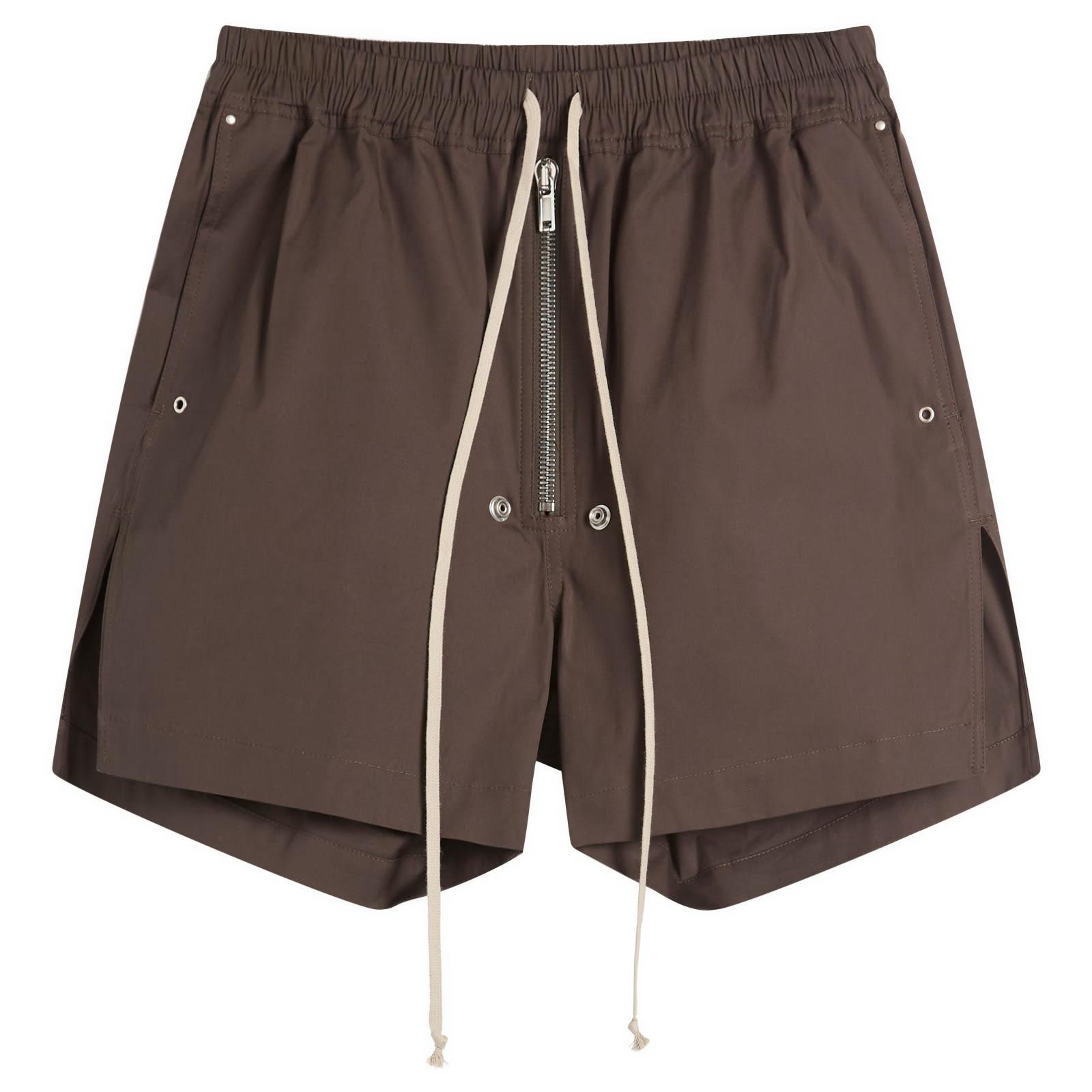 Rick Owens Heavy Cotton Poplin Bela Boxers in Brown for Men | Lyst