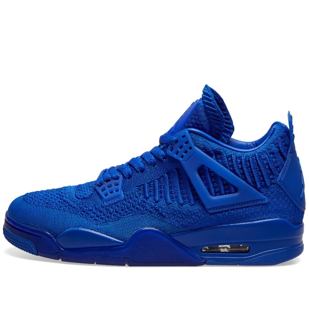 air jordan 4 retro flyknit blue