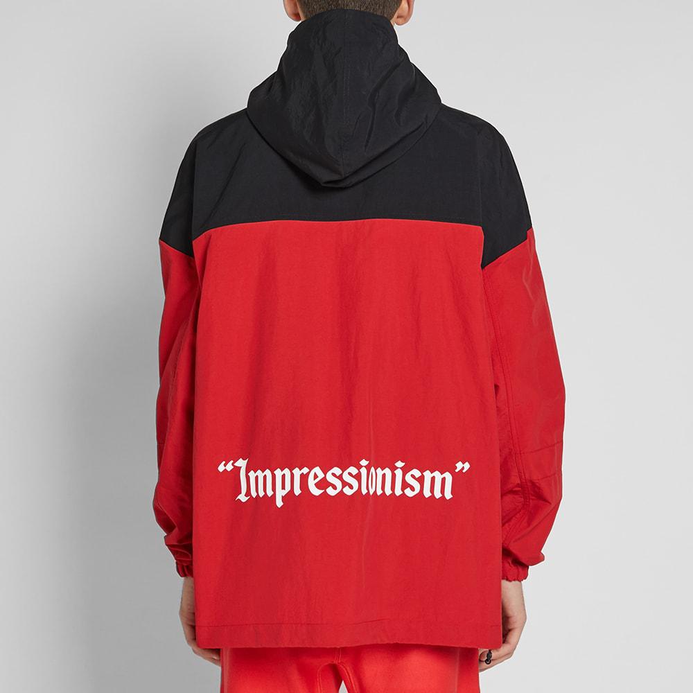 off white red windbreaker