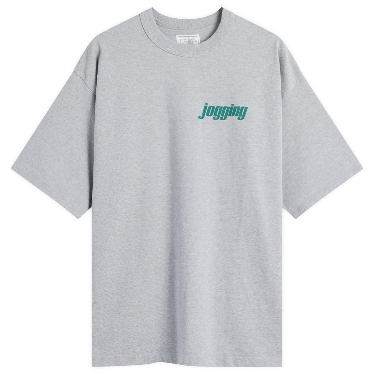 Unlikely Dry Goods Authentic Jogging T-Shirt in Gray for Men | Lyst
