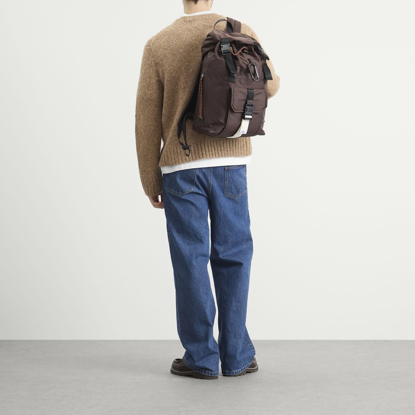 A.P.C. Trek Backpack in Black for Men | Lyst