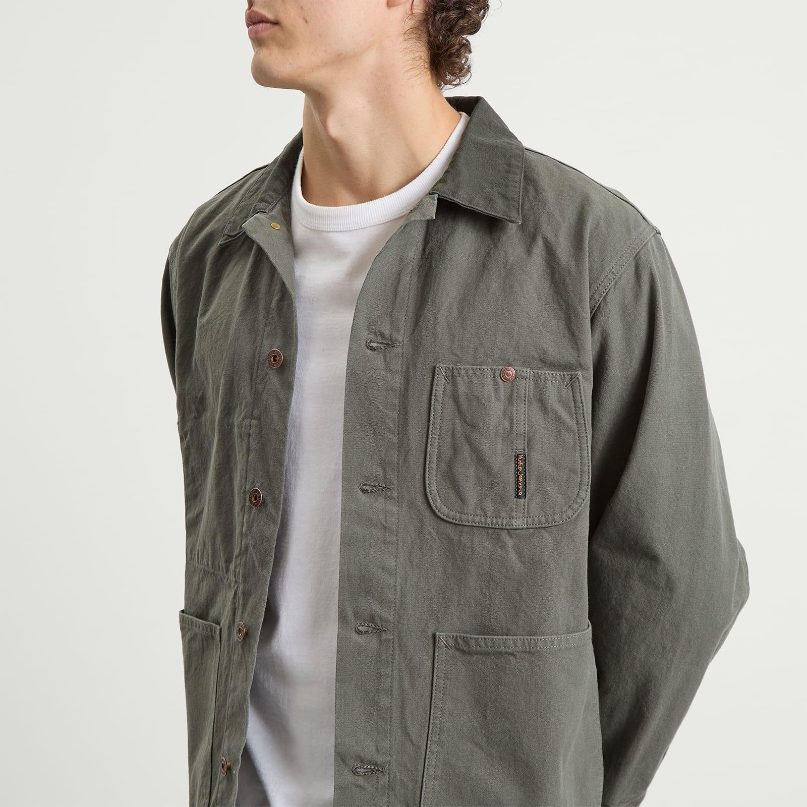 Nudie Jeans Howie Chore Jacket in Green for Men | Lyst