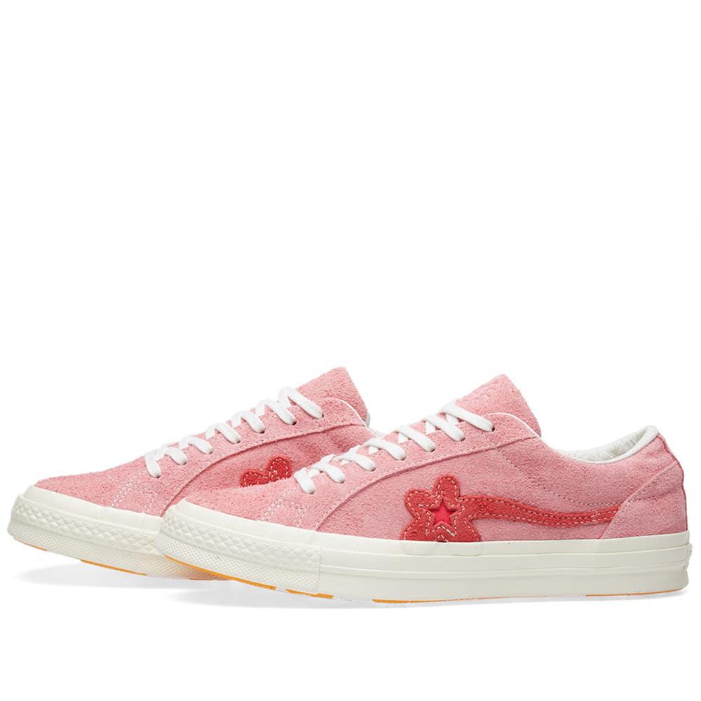 Converse Suede Golf Le Fleur One Star in Pink -