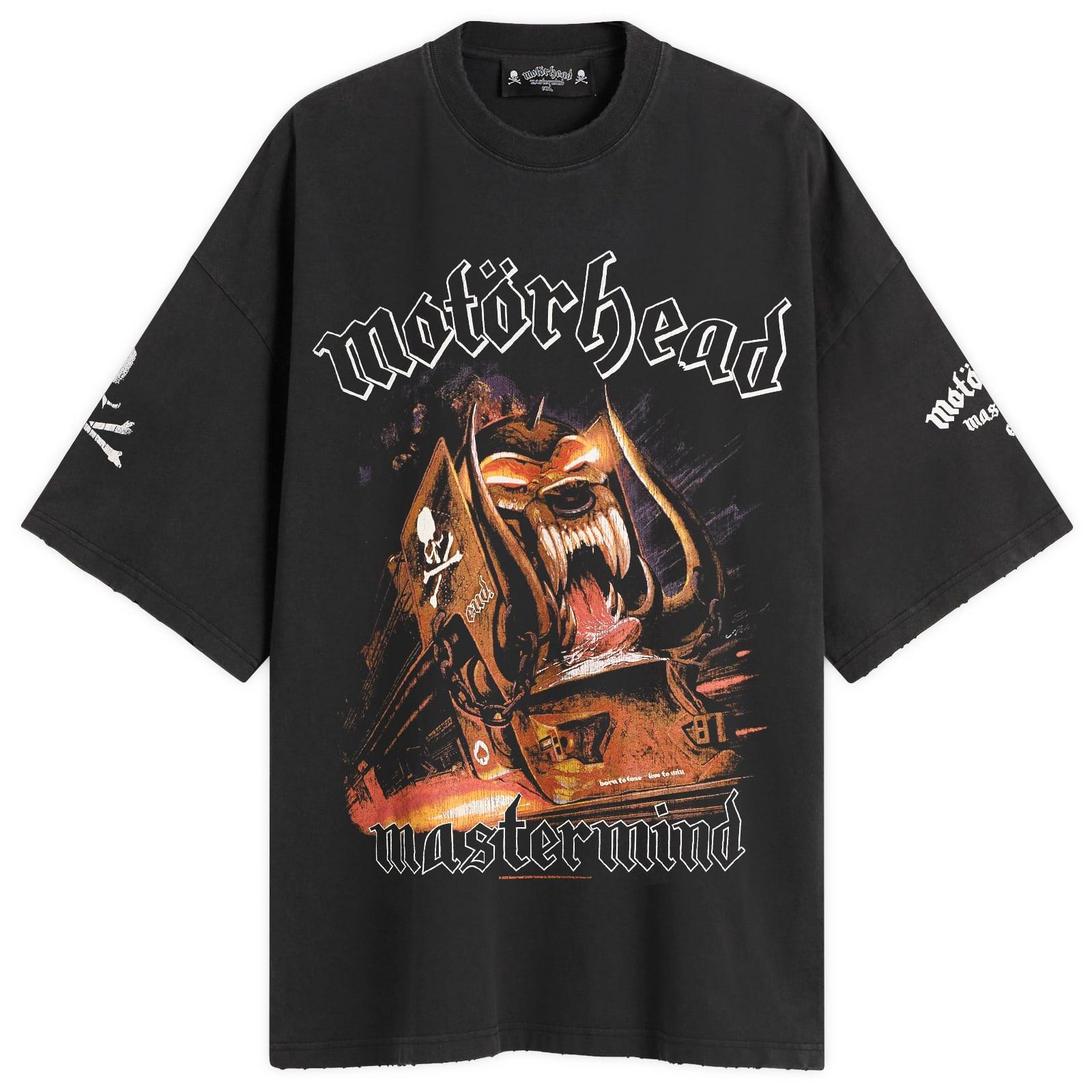 END. X Mastermind World X Motorhead Rwtd T-Shirt in Black for Men