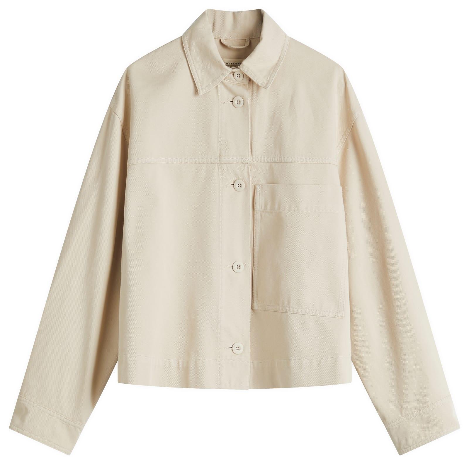 Weekend by Maxmara Salita Shirt Jacket in Natural | Lyst