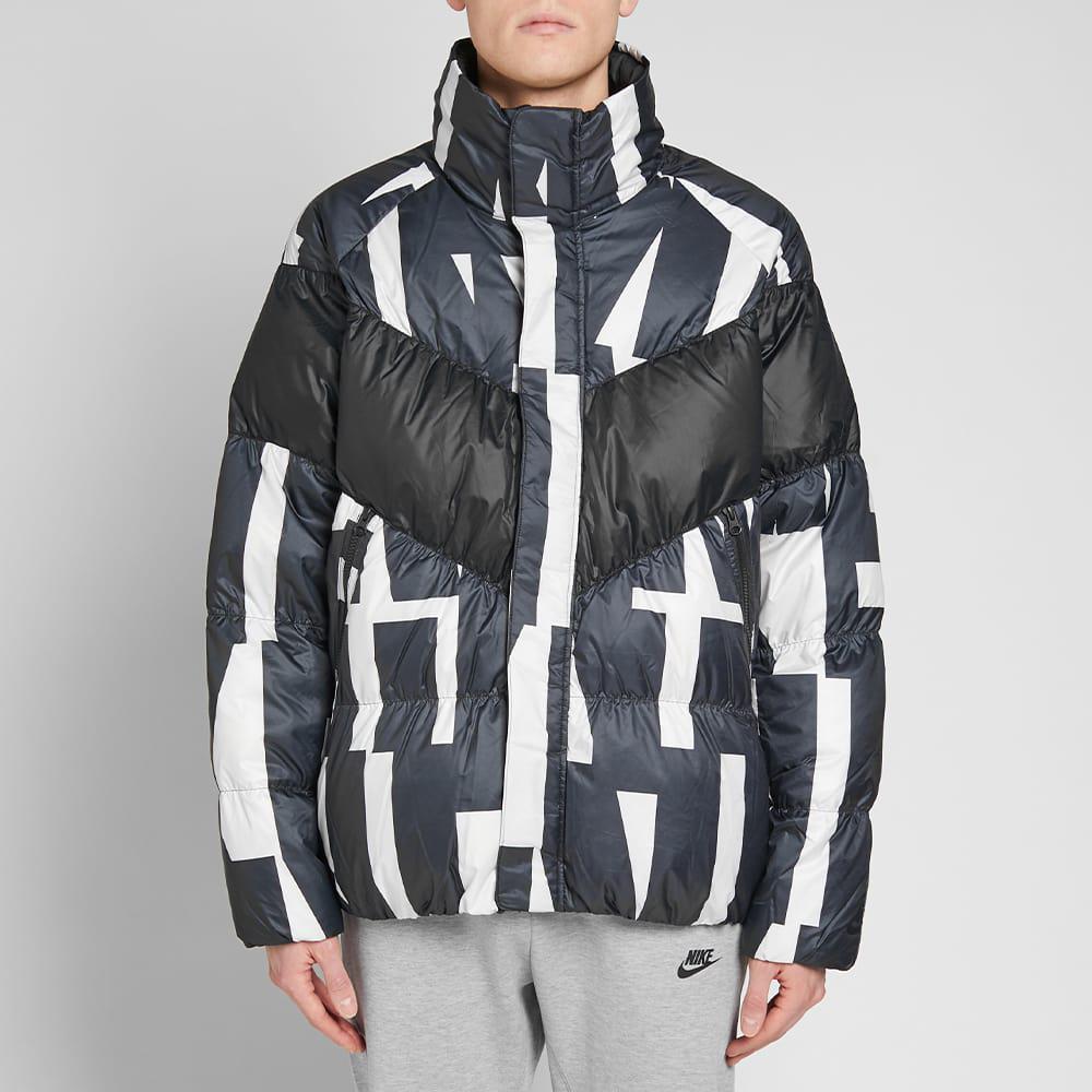 nike print down jacket