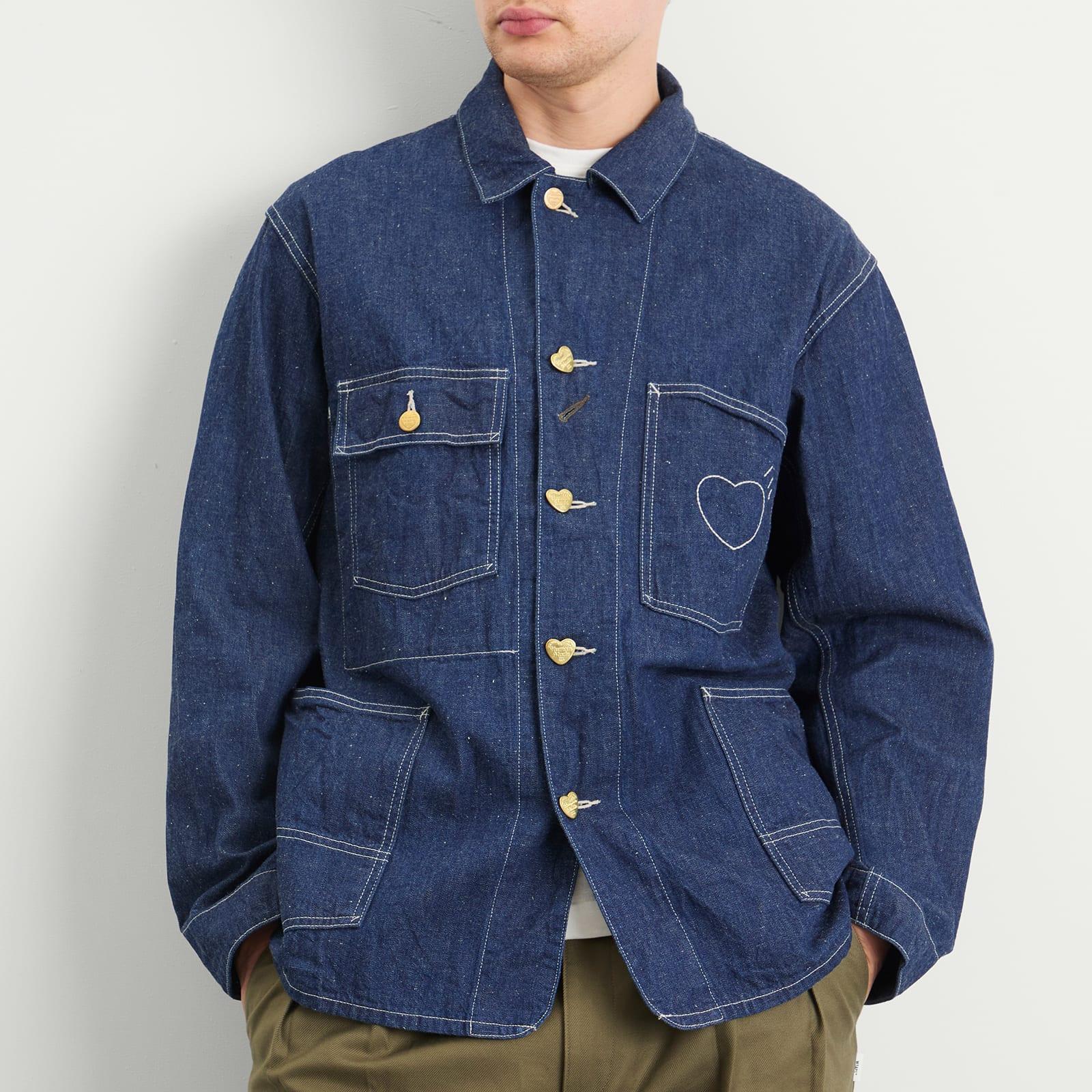 Human Made Denim Coverall Jacket in Blue for Men | Lyst Canada