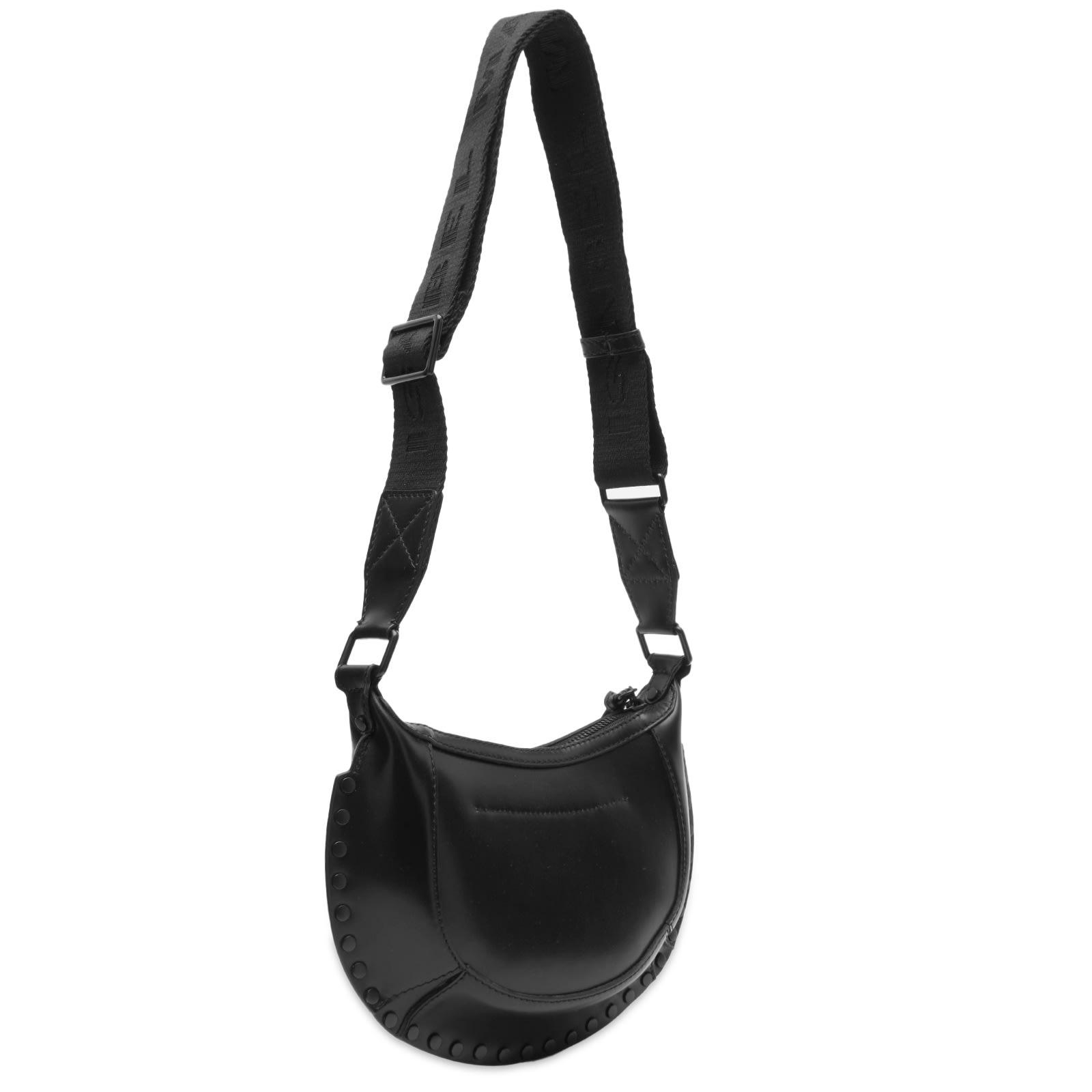 Isabel Marant Oskan Mini Moon Bag in Black | Lyst