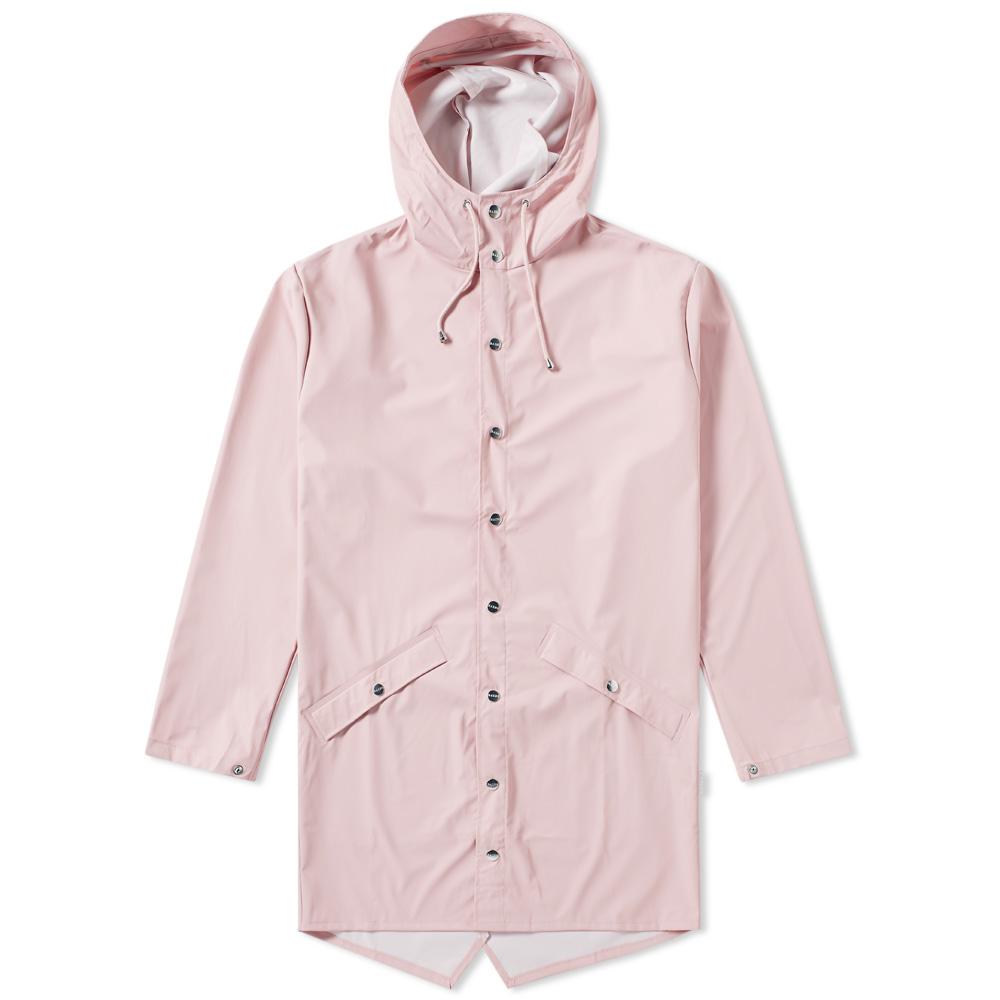 Lyst - Rains Long Jacket in Pink