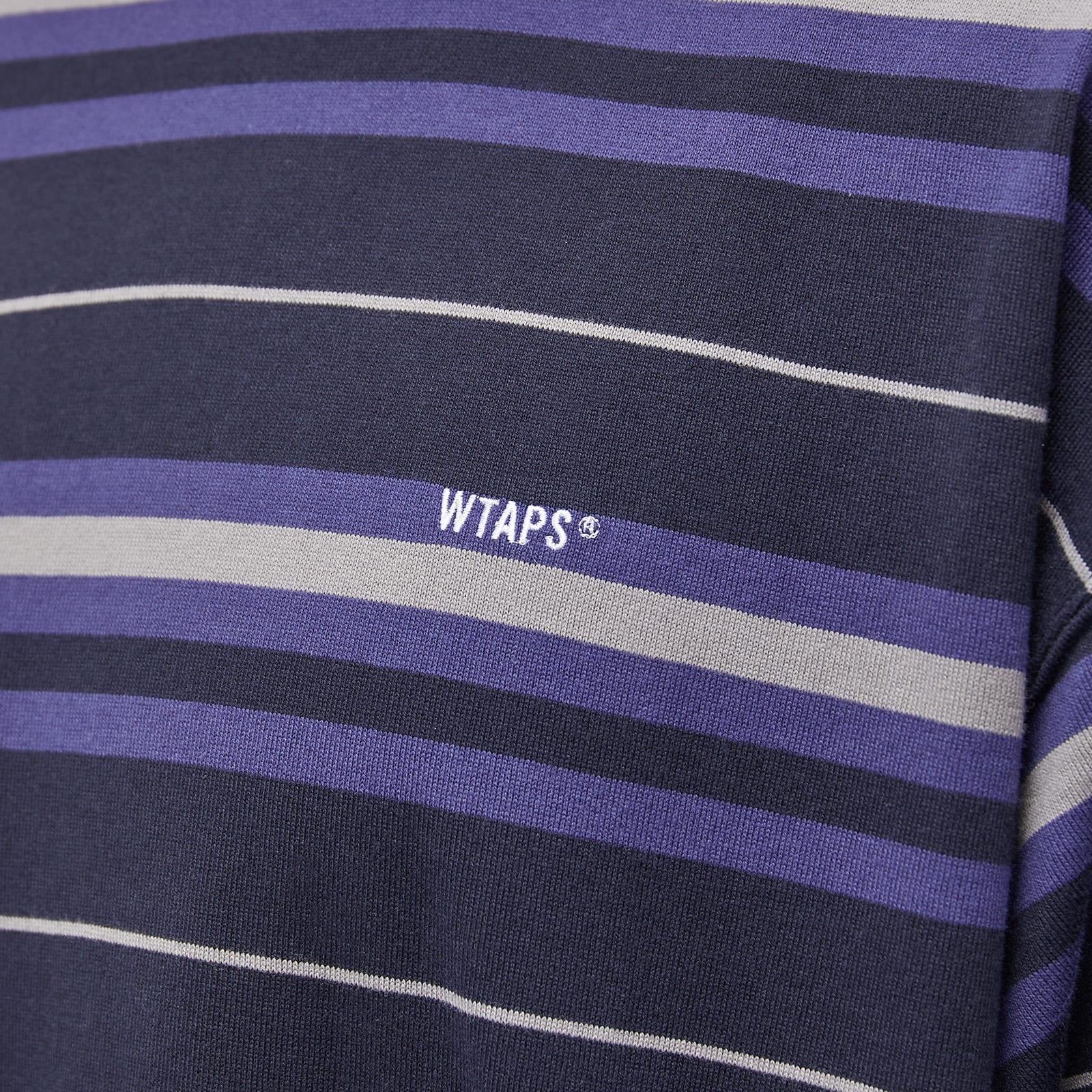 WTAPS 16 Stripe T-Shirt in Blue for Men | Lyst