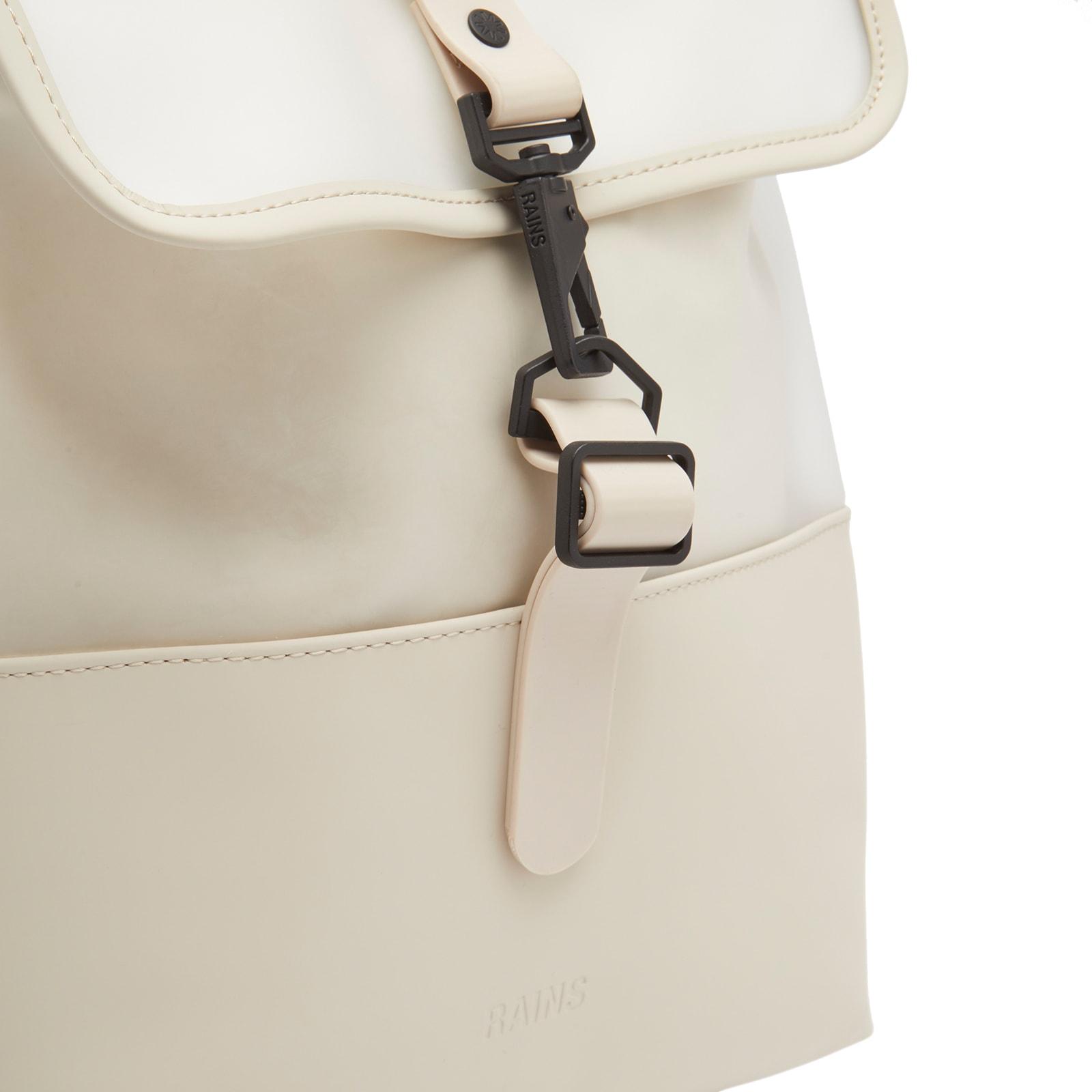 rains city backpack Black It has a prominent flap with a central strap and carabiner closing Rains City Backpack - Backpack