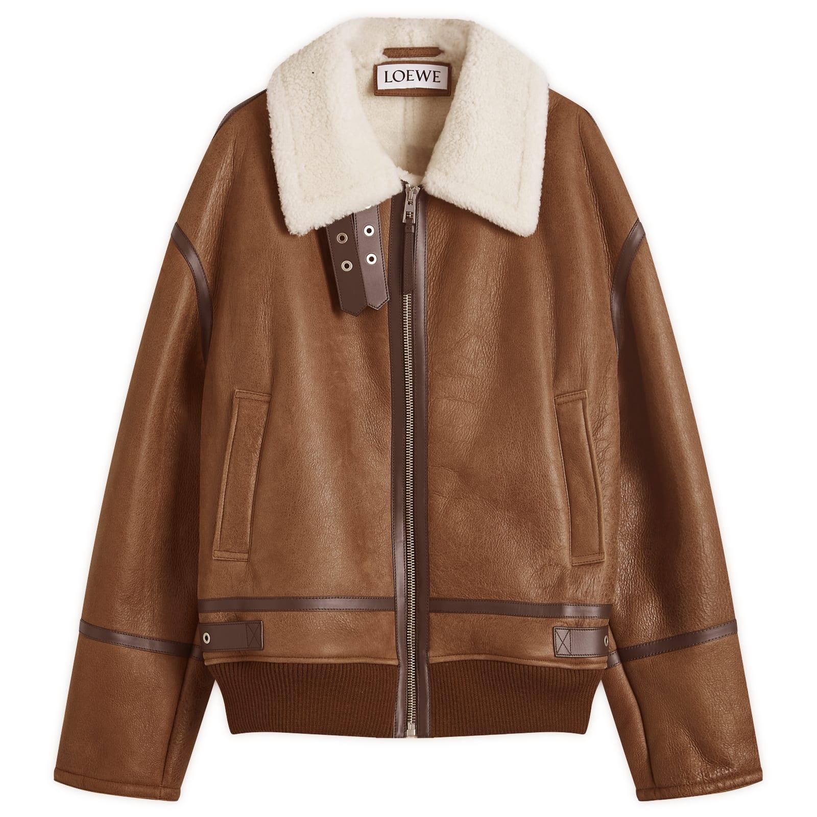 ジャケット・アウター LOEWE shearling aviator jacket 46 LOEWE shearling aviator jacket 46