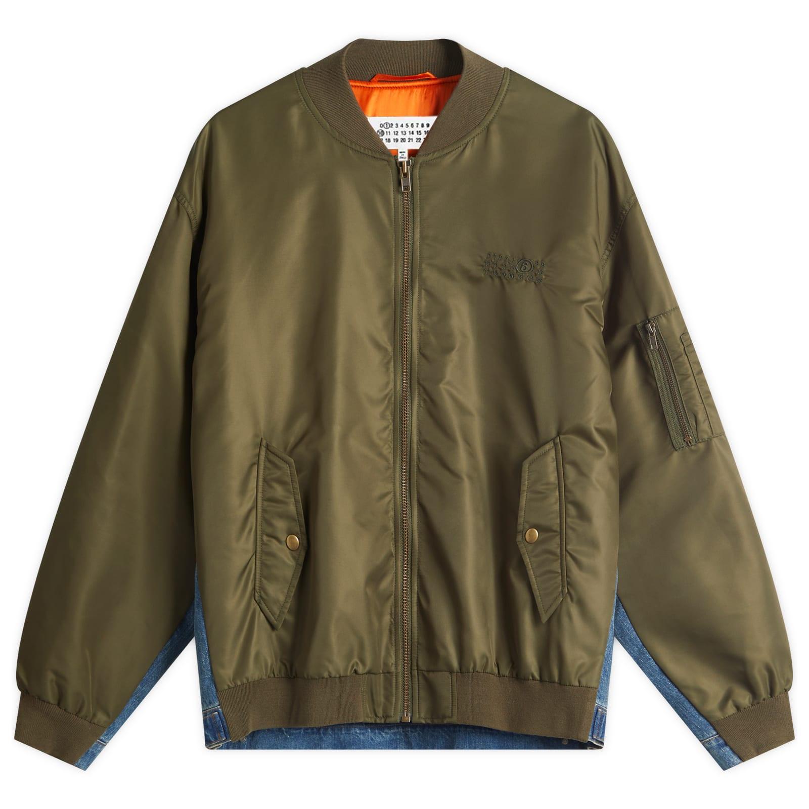 【送料&関税込】MM6 Maison Margiela Bomber Jacket In Green P 送料&関税込】MM6 Maison Margiela Bomber Jacket In Green P