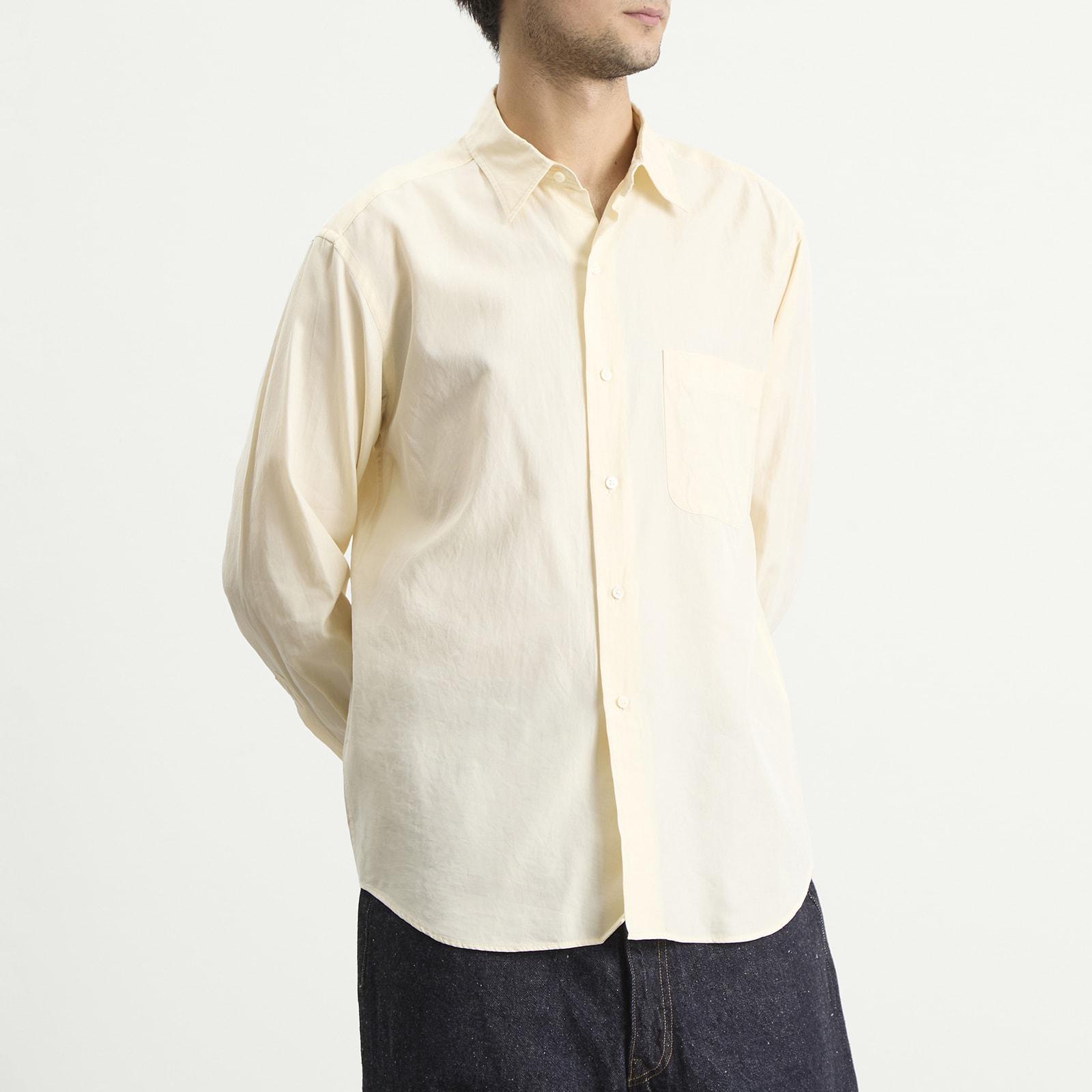 Kaptain Sunshine Regular Collar Shirt in White for Men | Lyst