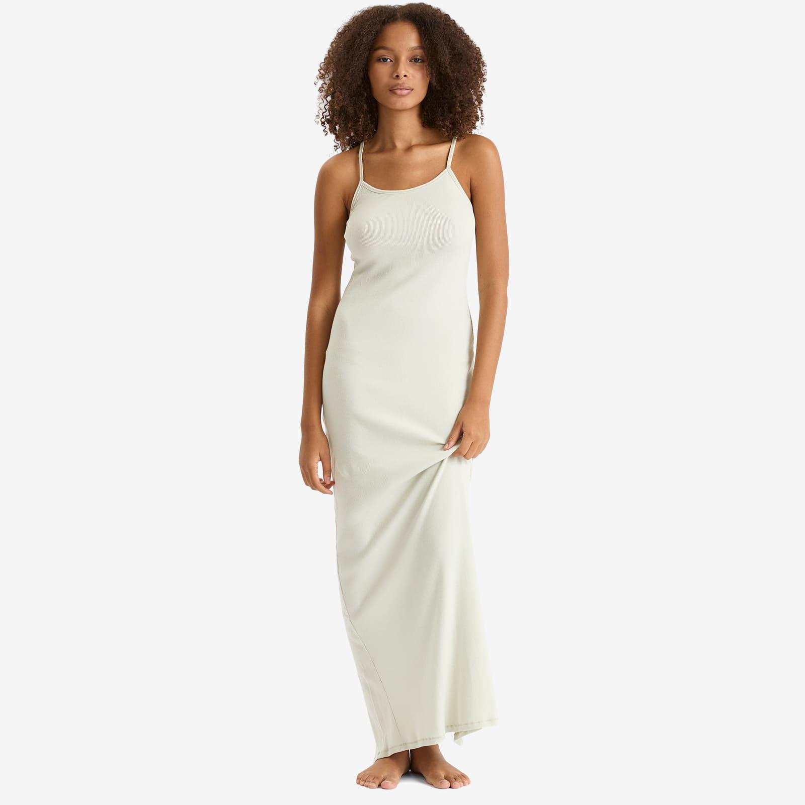 skims cotton rib slip dress Stunning SKIMS Ribbed Cotton Cami Dress