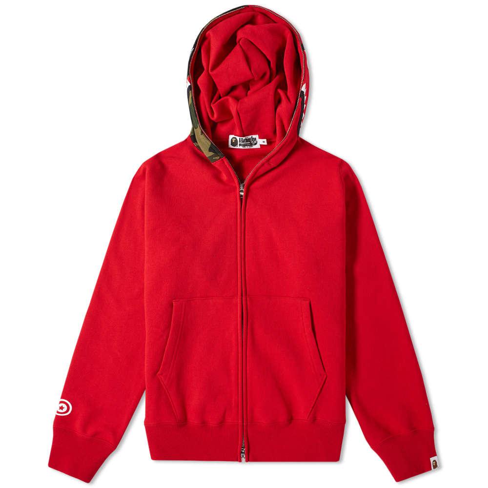bathing ape red jacket