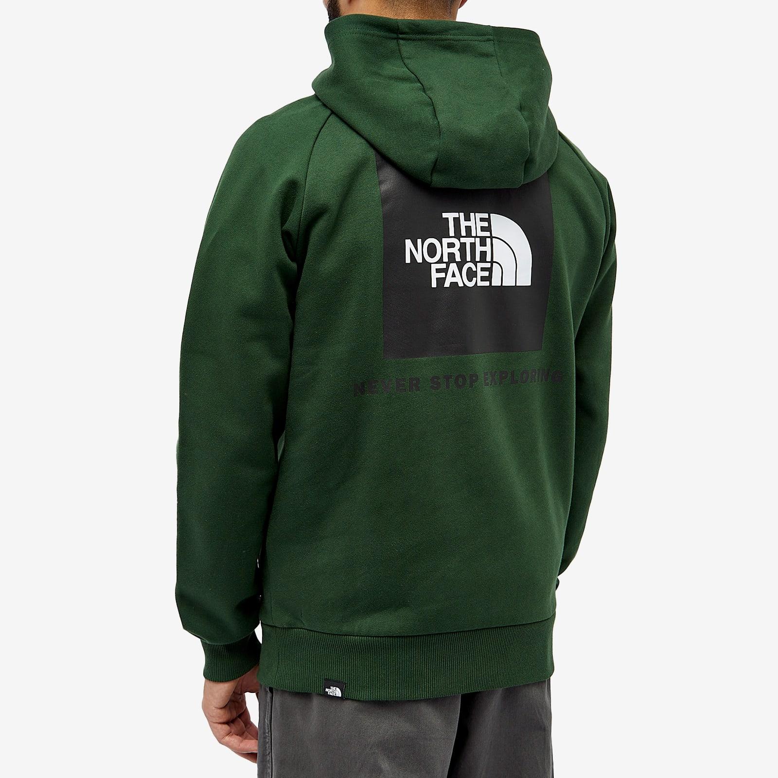 The North Face Raglan Redbox Hoodie in Green for Men | Lyst