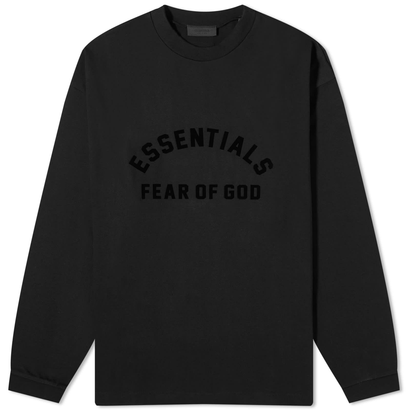 Fear Of God Spring Long Sleeve Printed T-Shirt in Black for Men ...