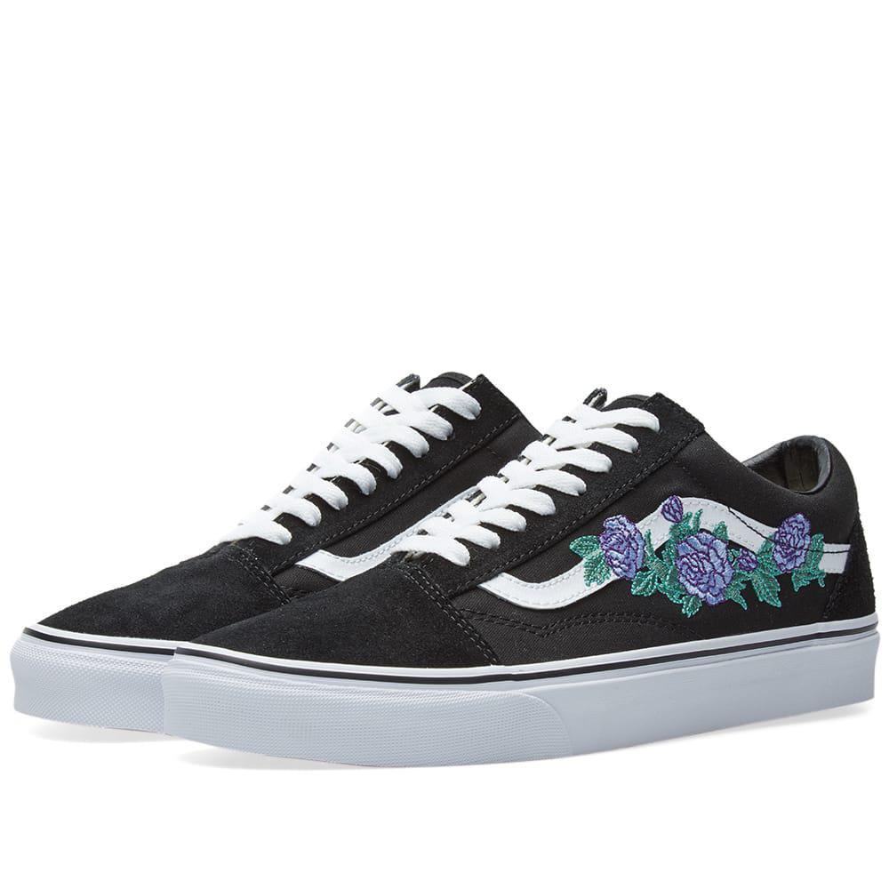 black rose old skool vans
