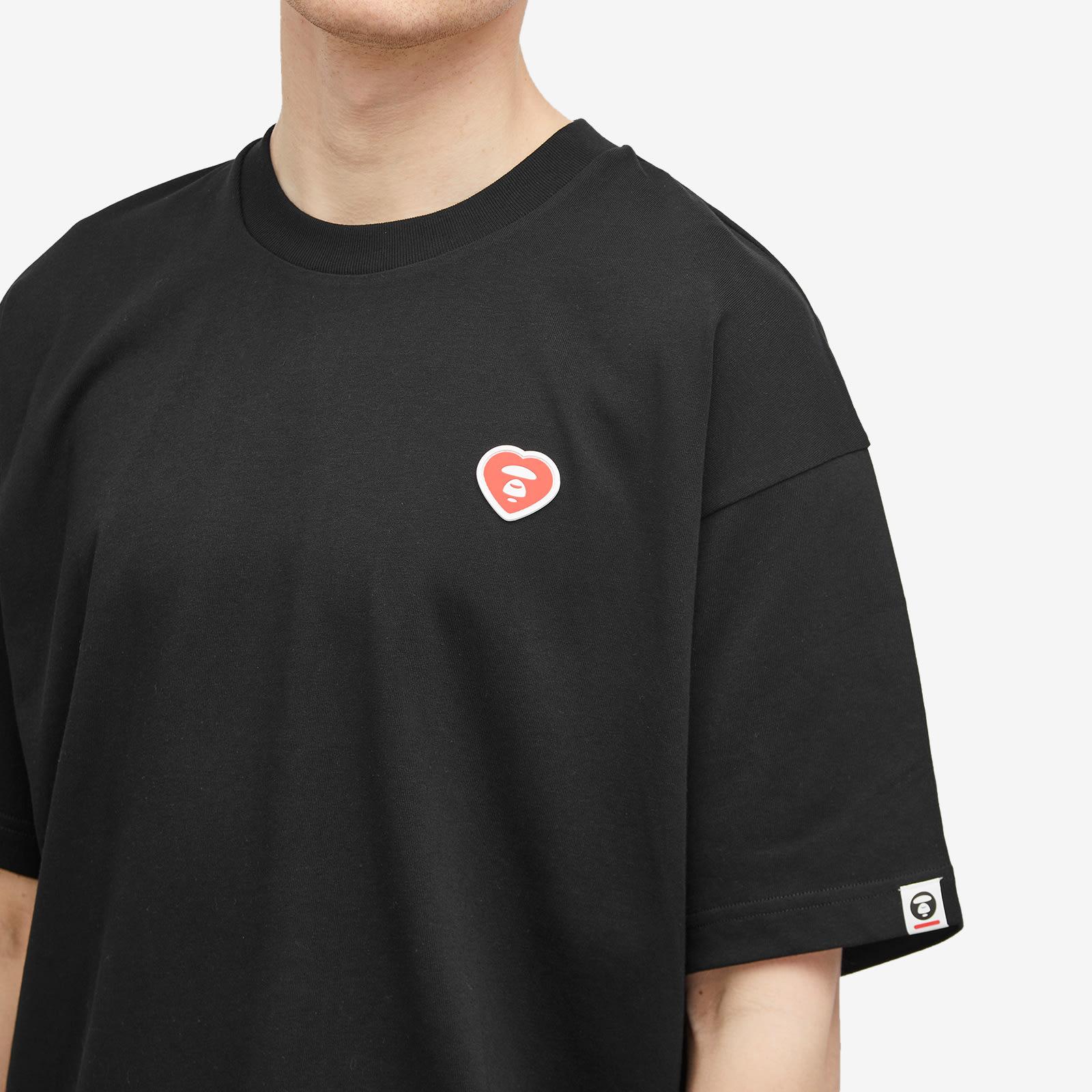 AAPE I LOVE AAPE ブラックTシャツ AAPE Logo patch tee | Bape official website – INT.BAPE.COM