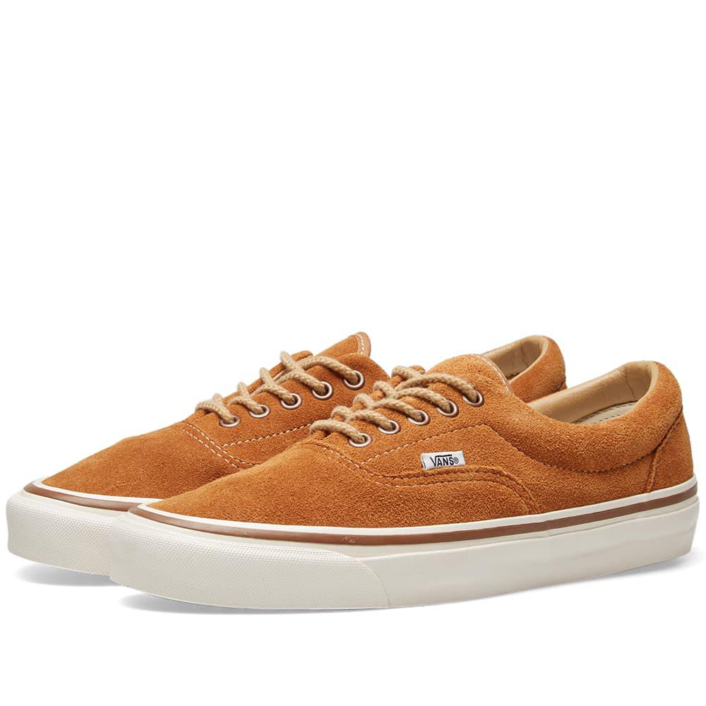vans era brown sneakers