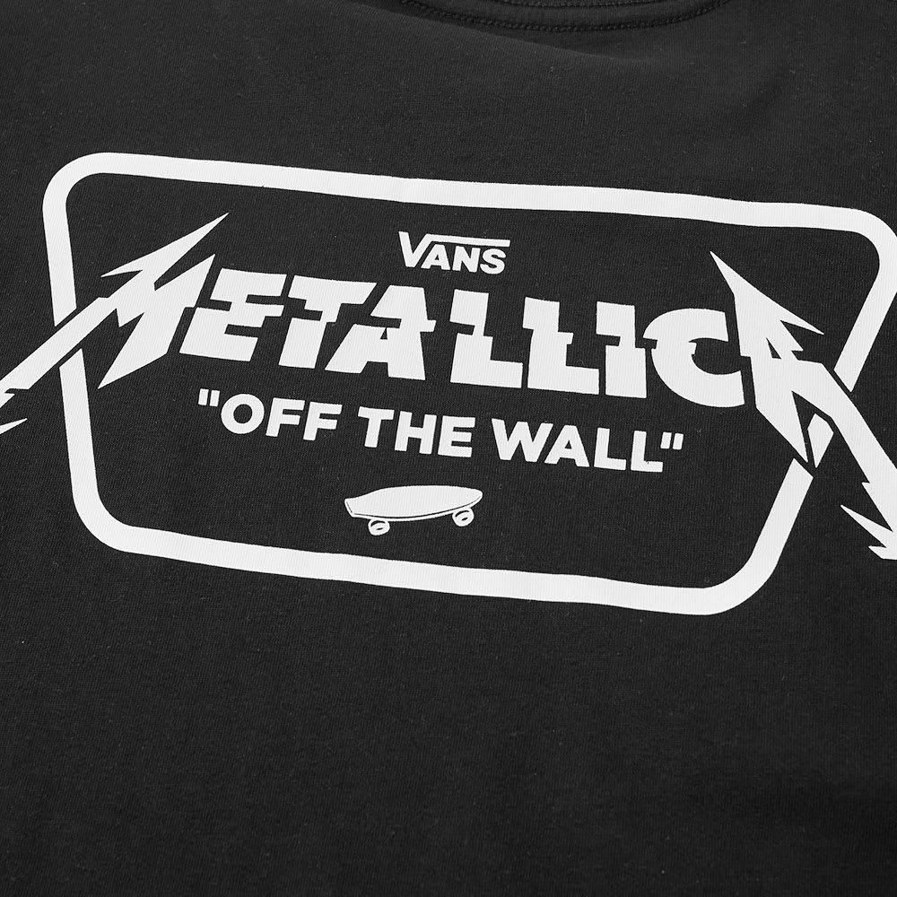 Vans Cotton X Metallica Tee in Black for Men - Lyst