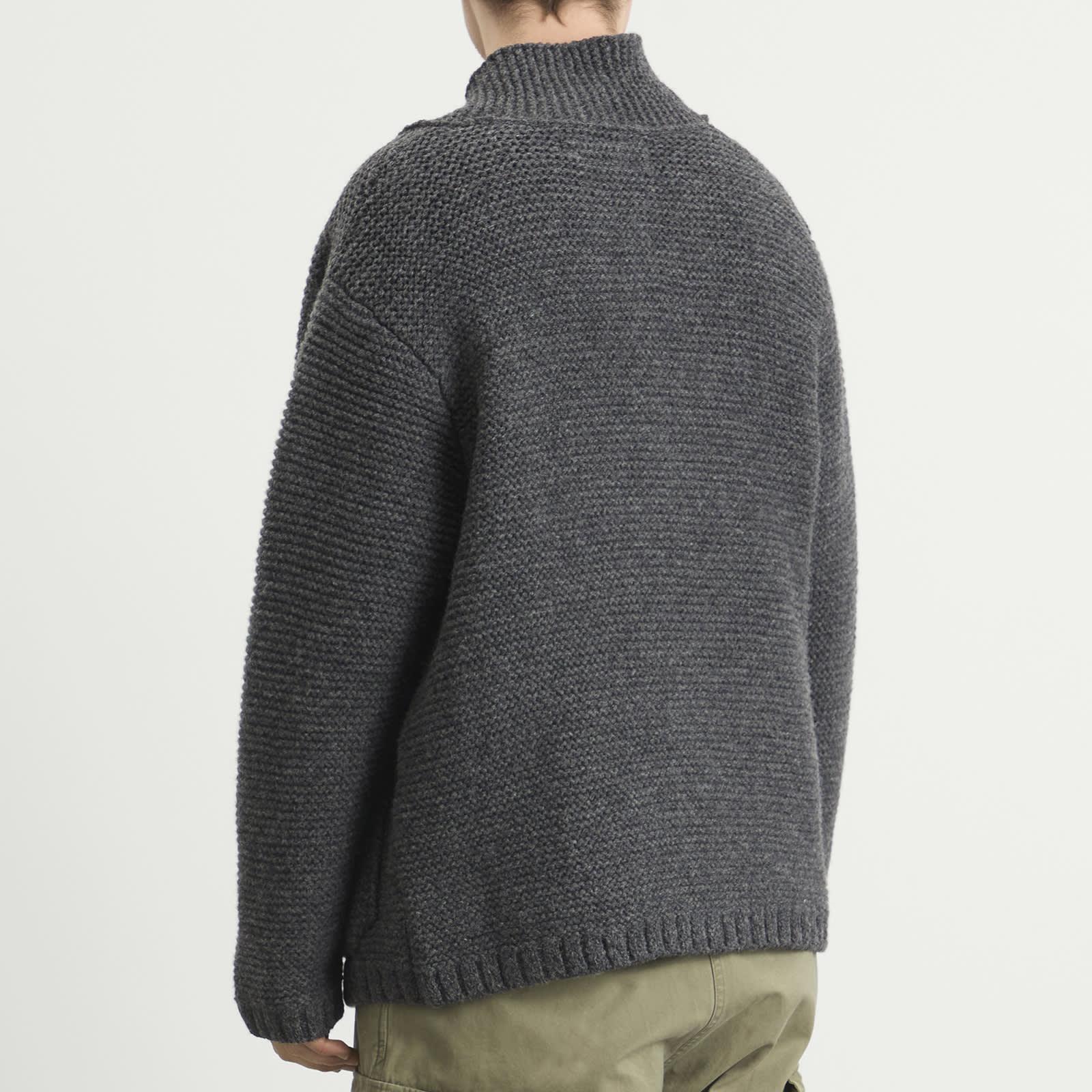 Neighborhood Shetland Knit Jacket in Gray for Men | Lyst
