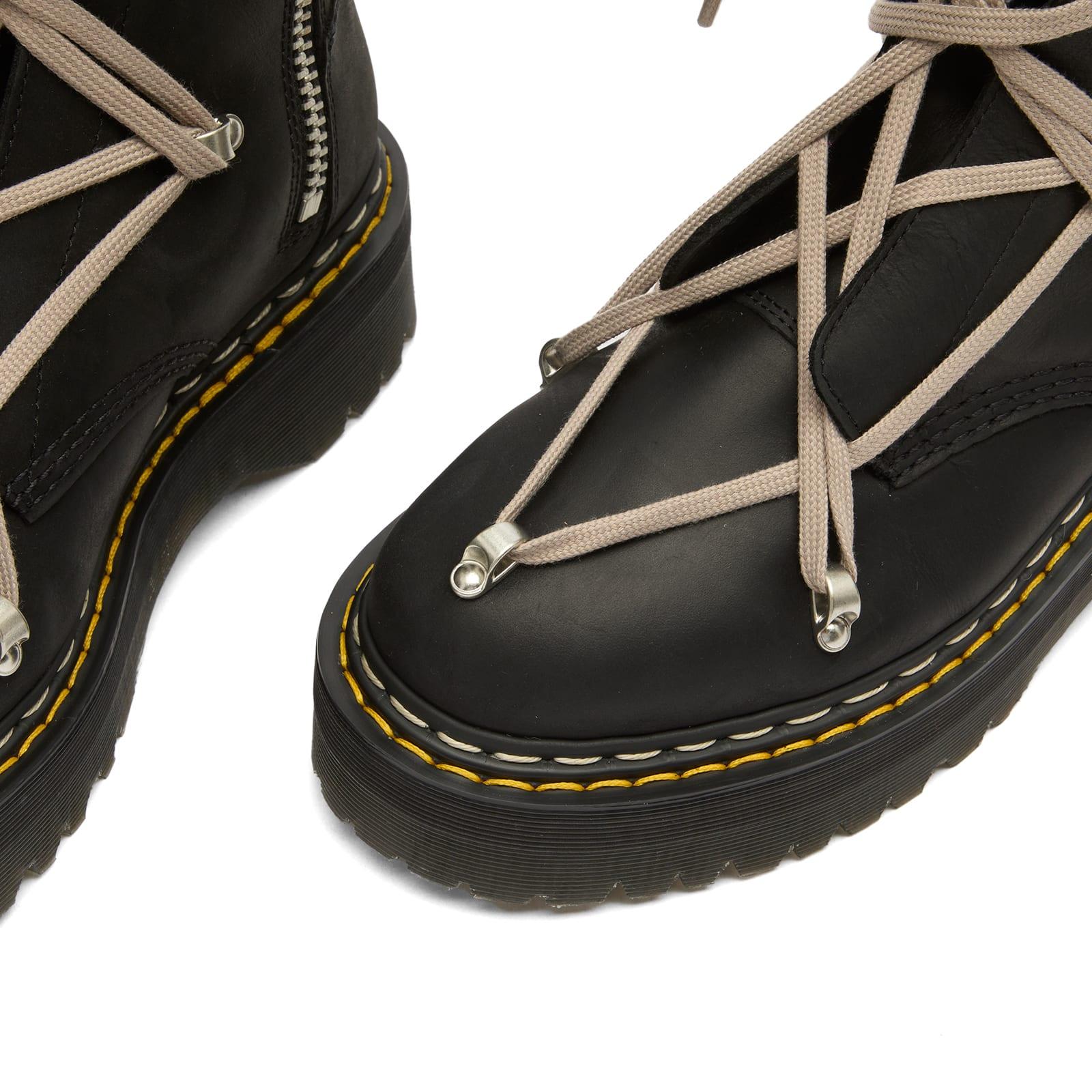 Rick Owens X Dr. Martens 1B60 Quad Pentalace Knee High Boot in 