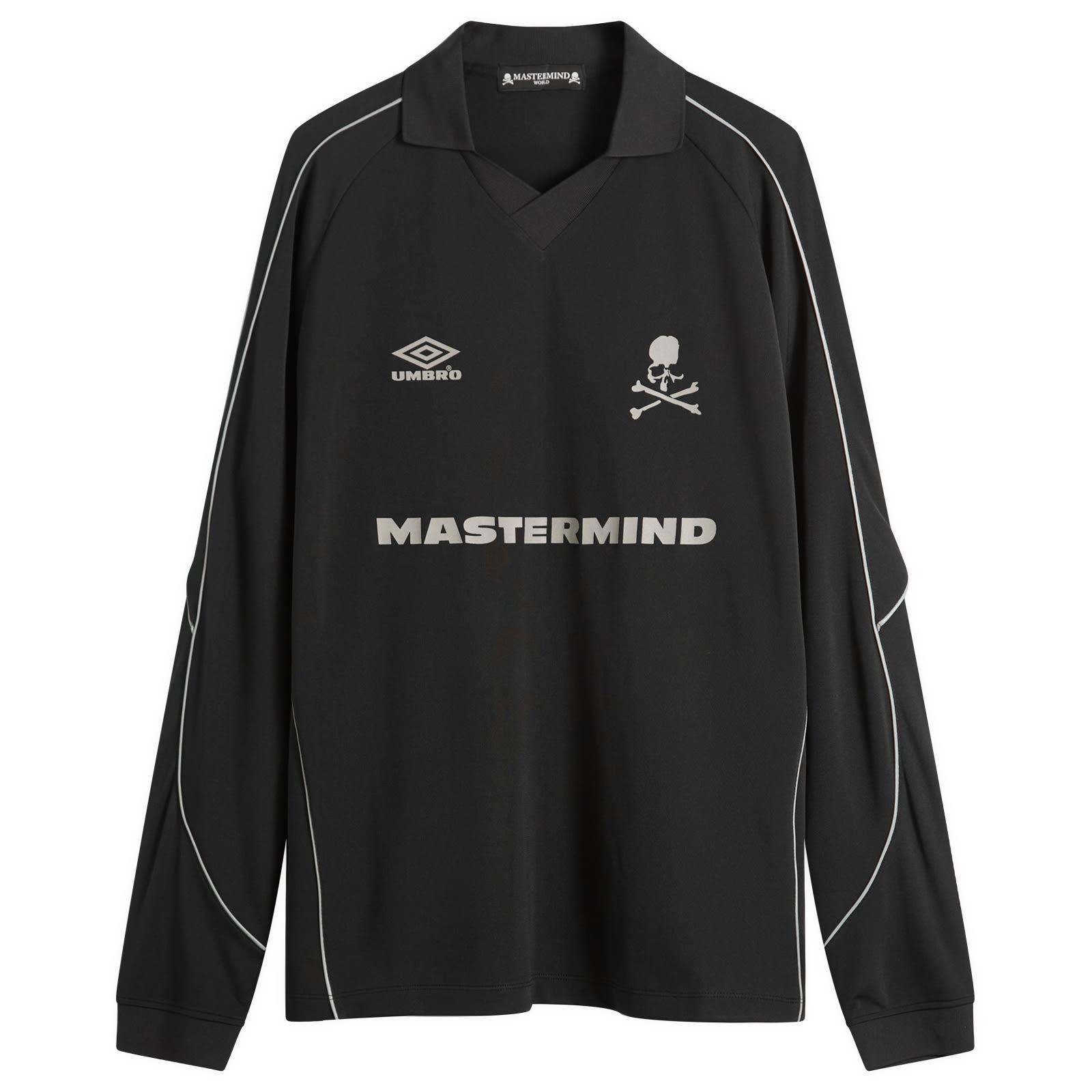 MASTERMIND WORLD X Umbro Long Sleeve Game Shirt in Black for Men