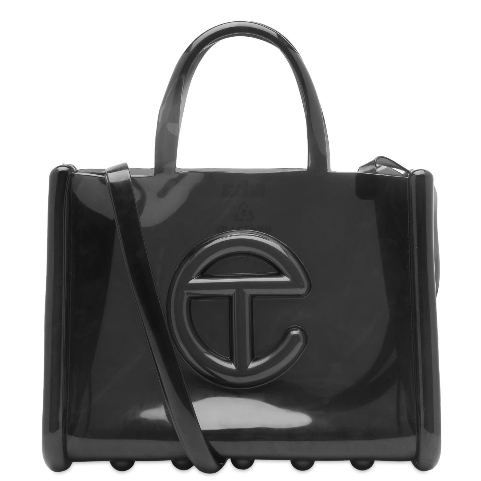 Melissa X Telfar Medium Jelly Shopper Bag in Black Lyst Canada